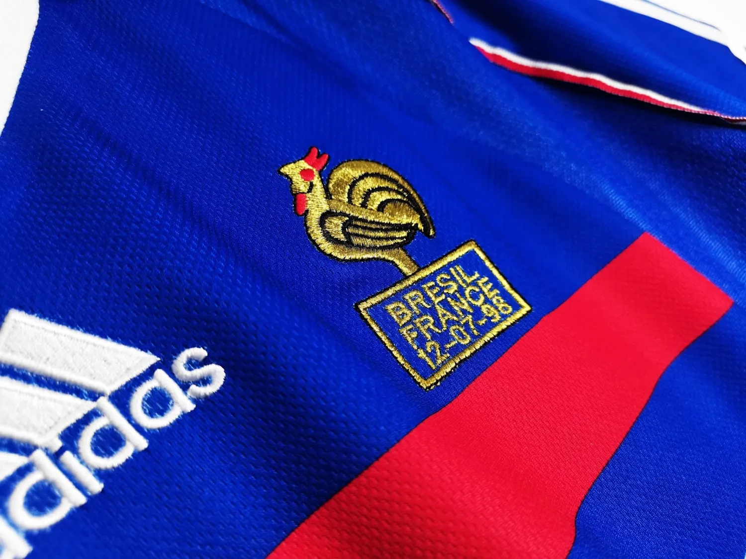 1998 France home retro jersey 1:1 Thai quality