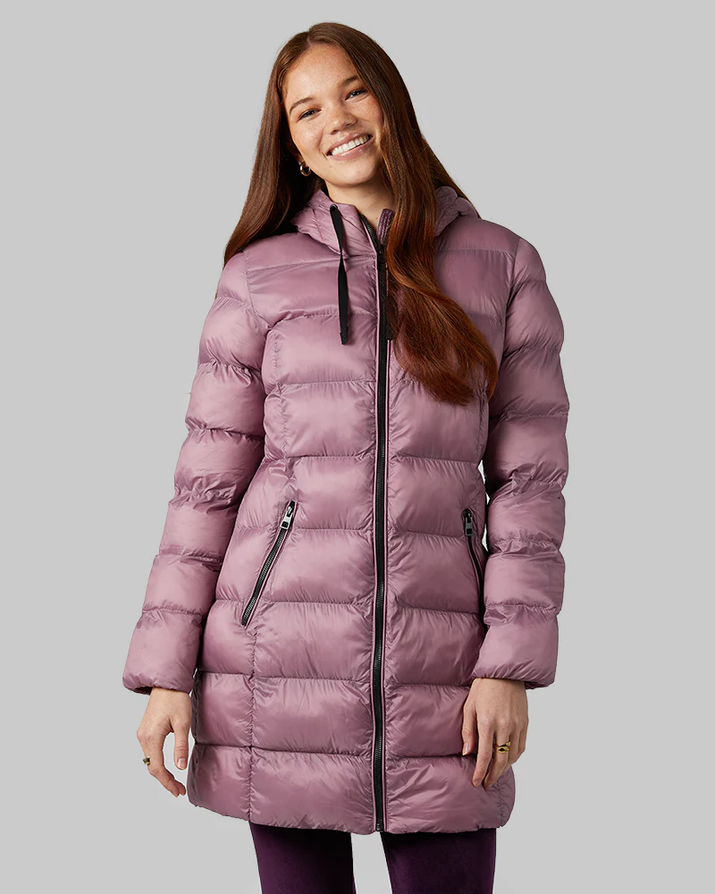 WOMEN'S 3/4 PUFFER COAT