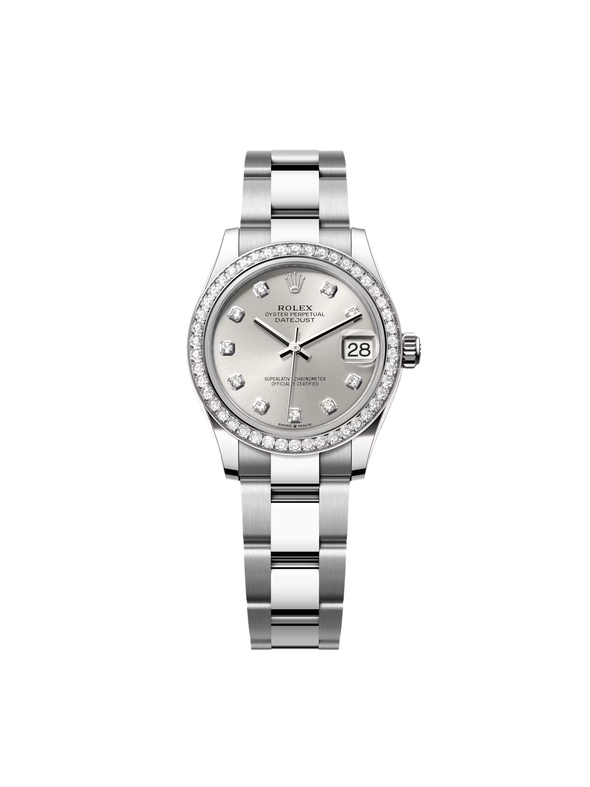 【Super Clone】RLX Datejust m278384RBR-0033/0034 Silver 31mm Dial Oyster Watch