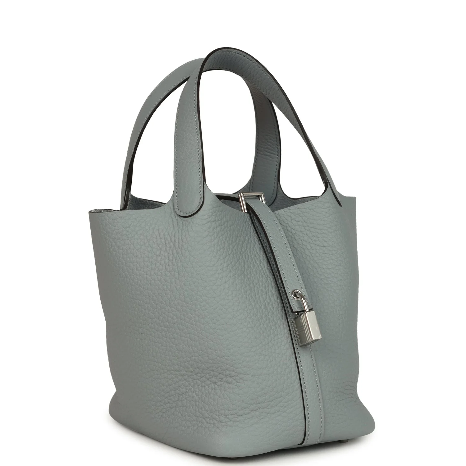Hermes Picotin Lock 18 Gris Pantin Clemence Palladium Hardware