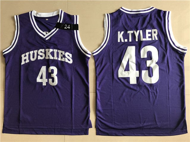 NCAA Huskies University Edition No. 43 KTYLER Purple Jersey