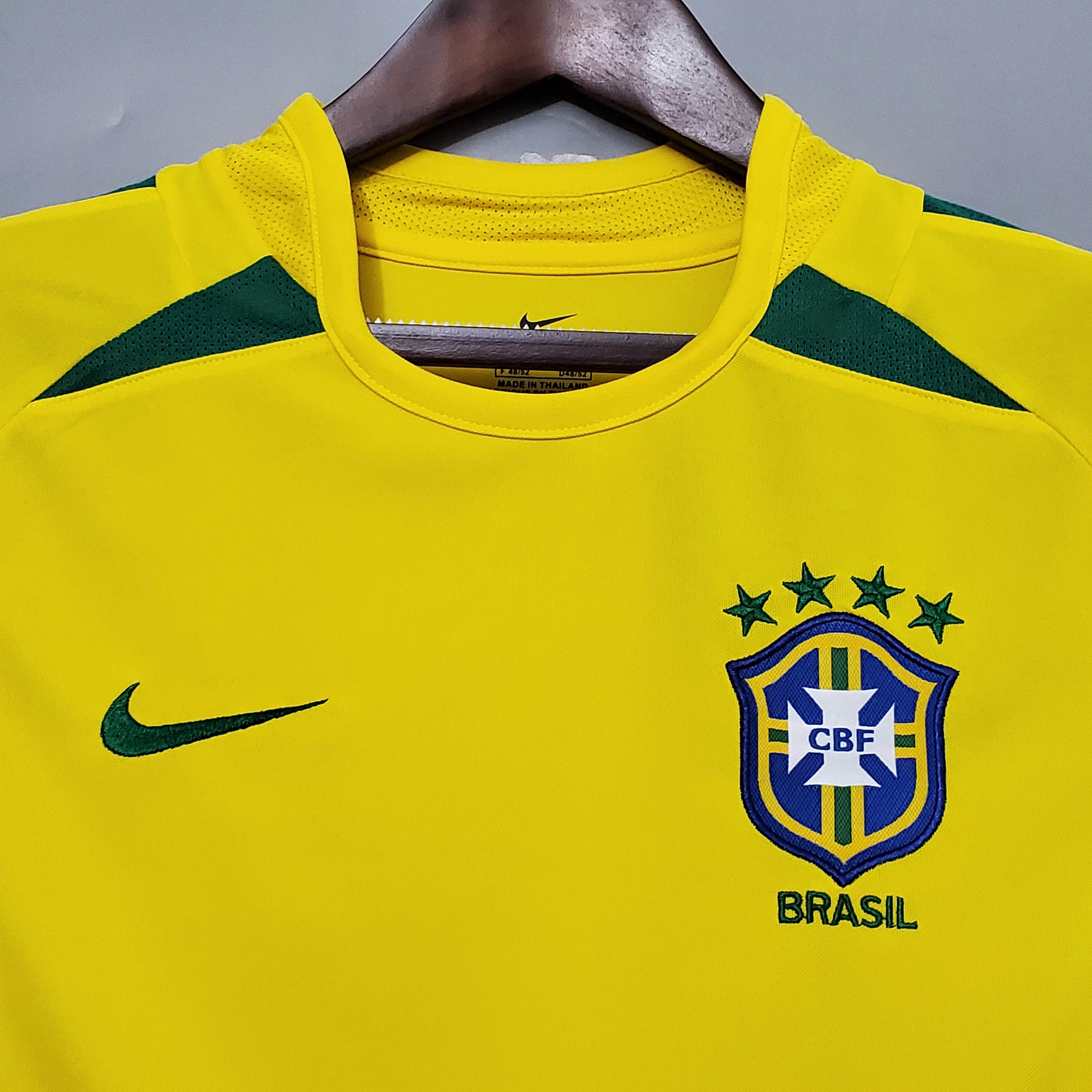 2002 Brazil Retro Home Jersey-Fans