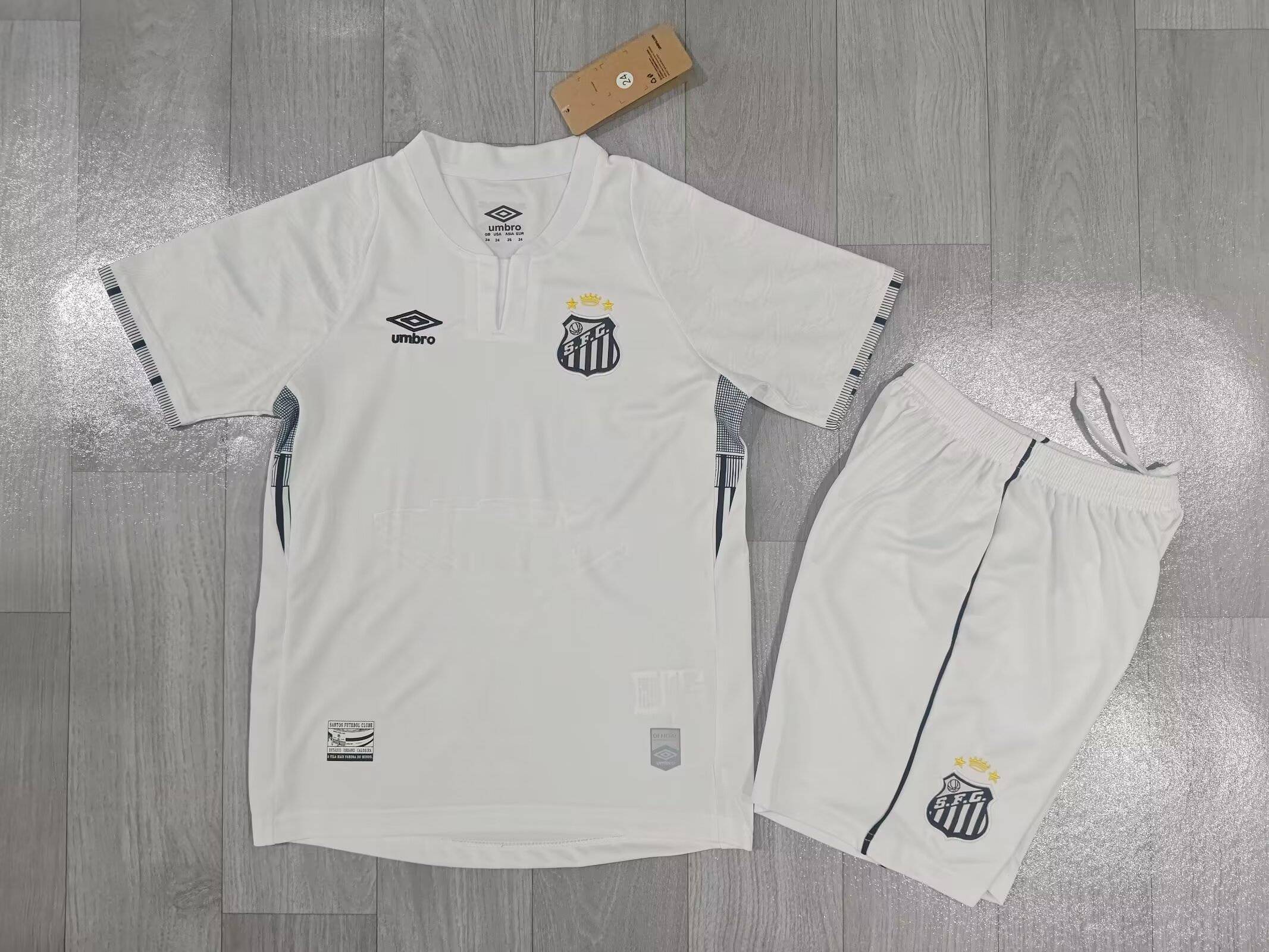 2025/2026 Kids Size Santos Home Football Shirt 1:1 Thai Quality