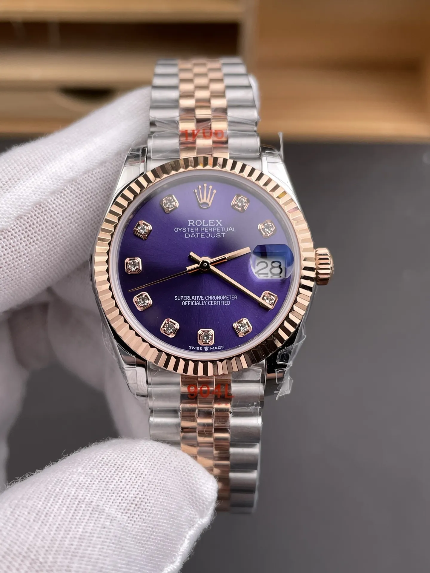 Rolex Datejust Rose Gold Ladies 31mm