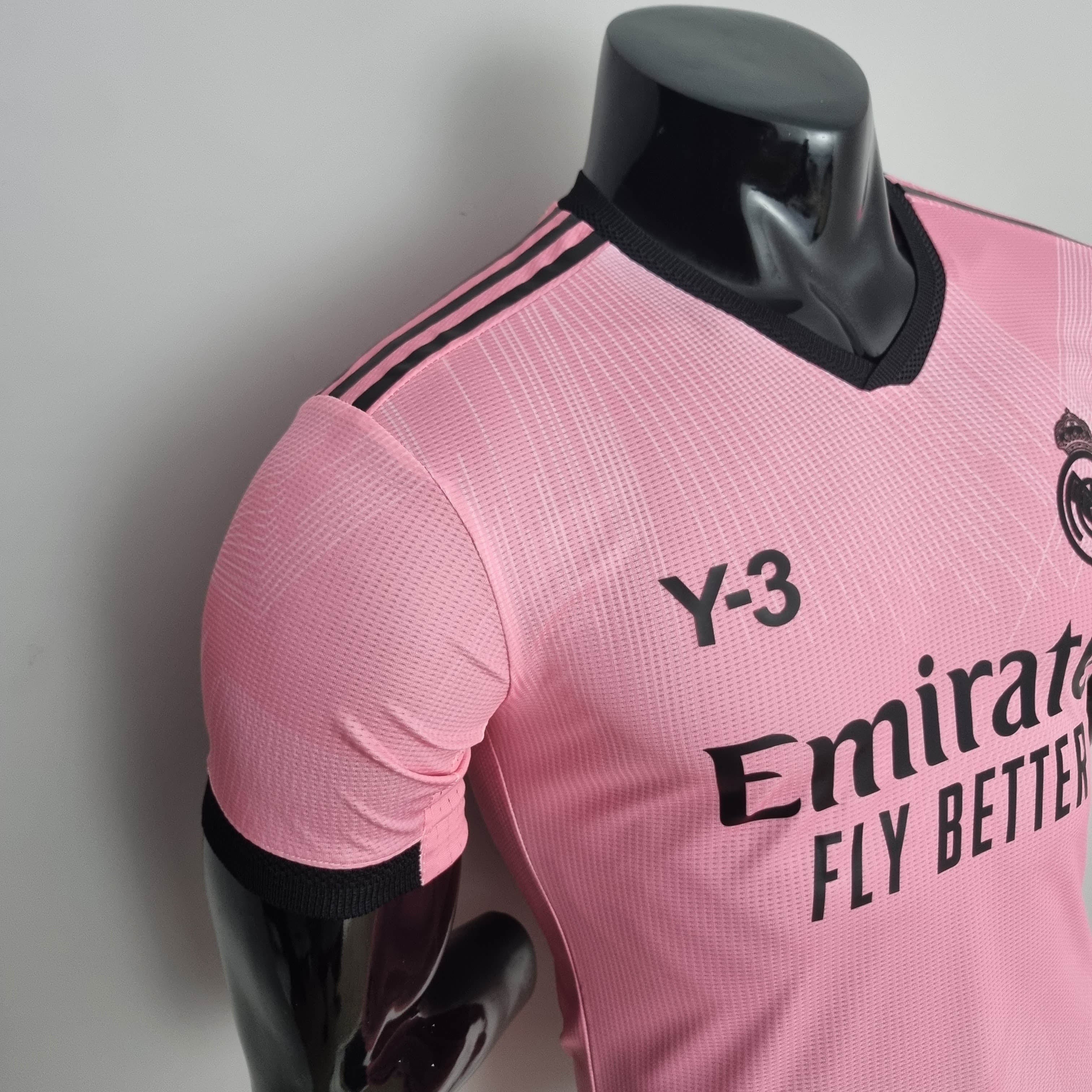 2022 Real Madrid Y-3 Special Edition Pink Player Version Football Shirt