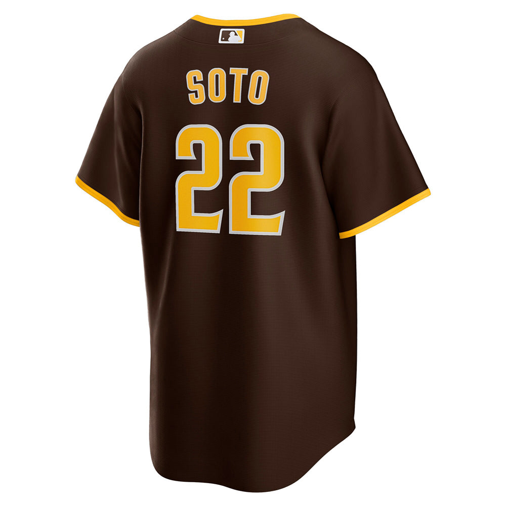Men's San Diego Padres Juan Soto Road Player Jersey - Brown