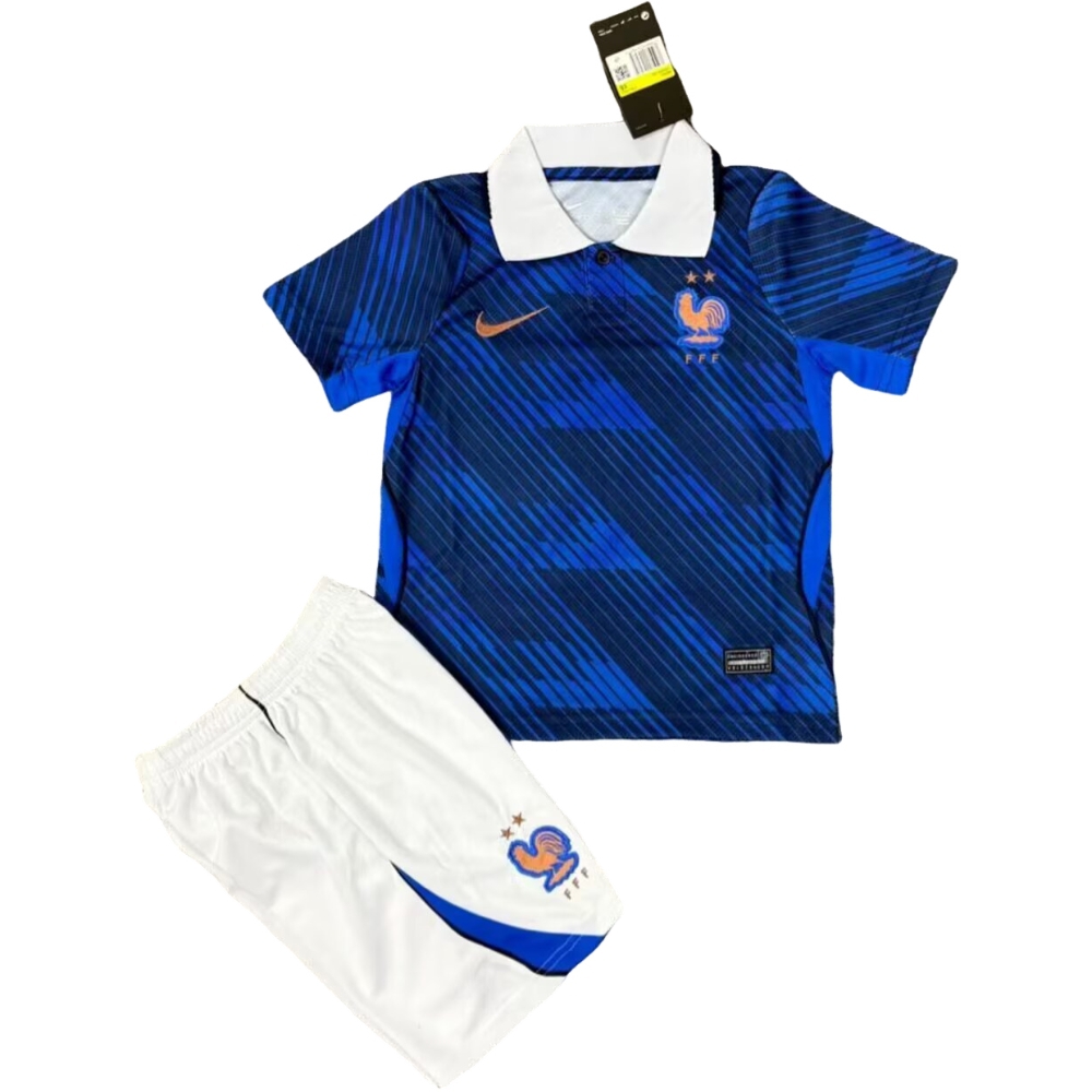 2026 World Cup France Home  Jersey Children's Set - Fans Edition