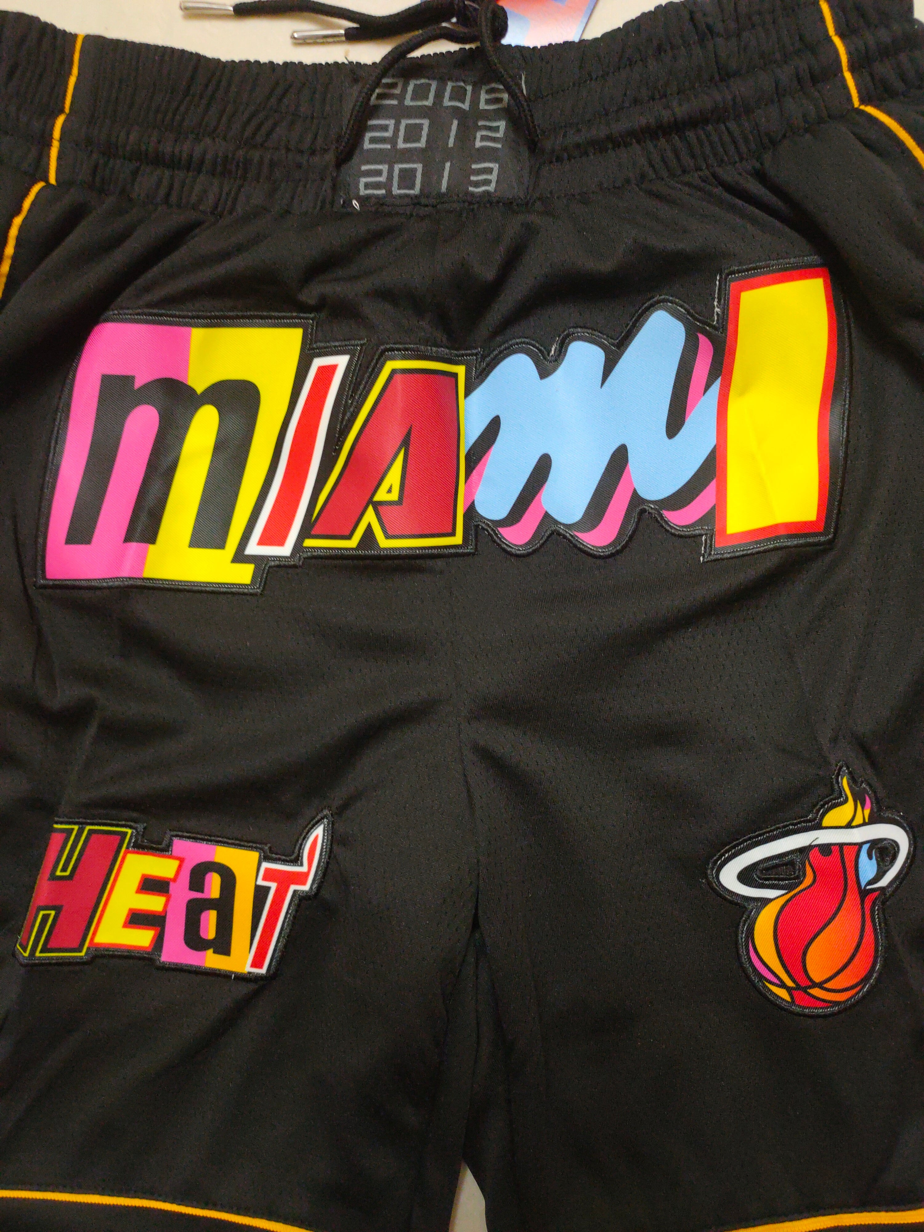 Miami Heat New Black City Edition Pocket Pants