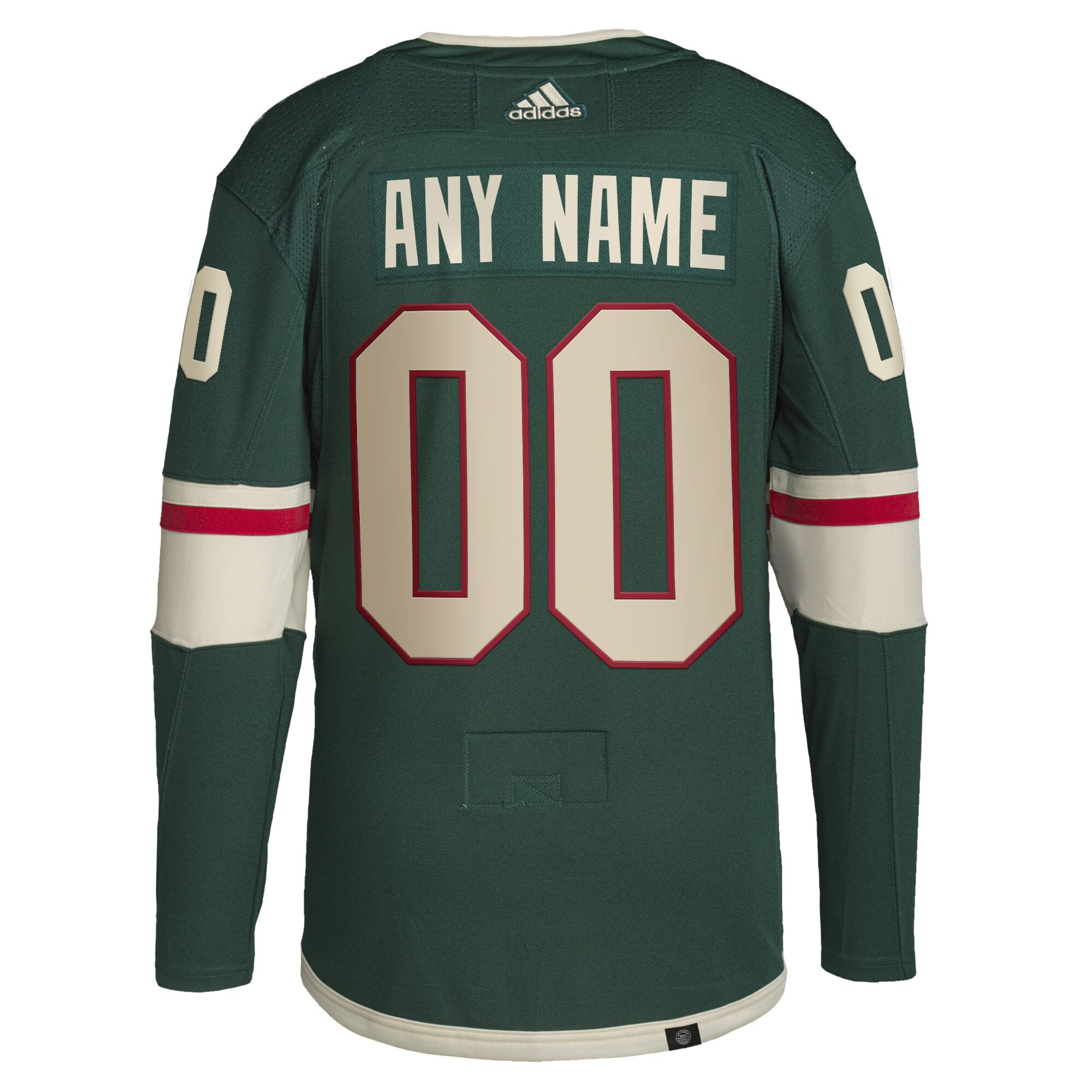 Minnesota Wild   Home  Primegreen  Custom Jersey – Green