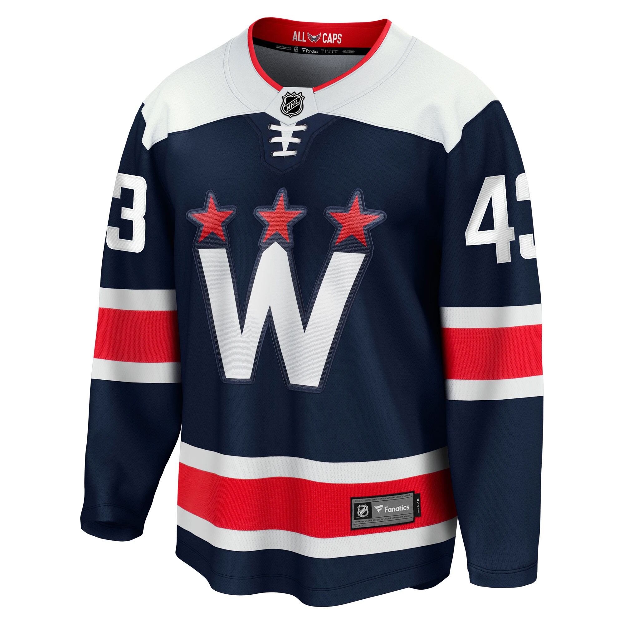 Tom Wilson Washington Capitals Fanatics Alternate Premier Breakaway   Jersey – Navy