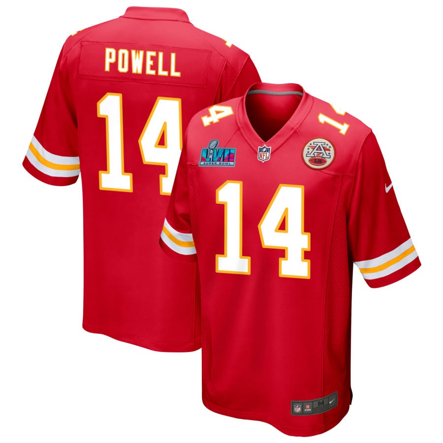 Cornell Powell Kansas City Chiefs Nike Super Bowl LVII Game Jersey - Red