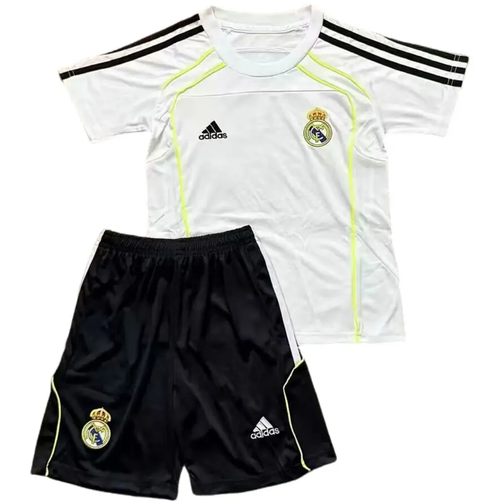 2025-26 Real Madrid Retro White T-shirt Blood-Jersey-er't Edition