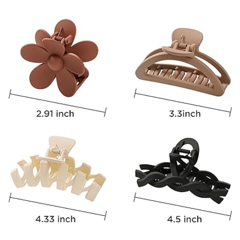 SWEETCLAWZ 8PCS Hair Clips for Women