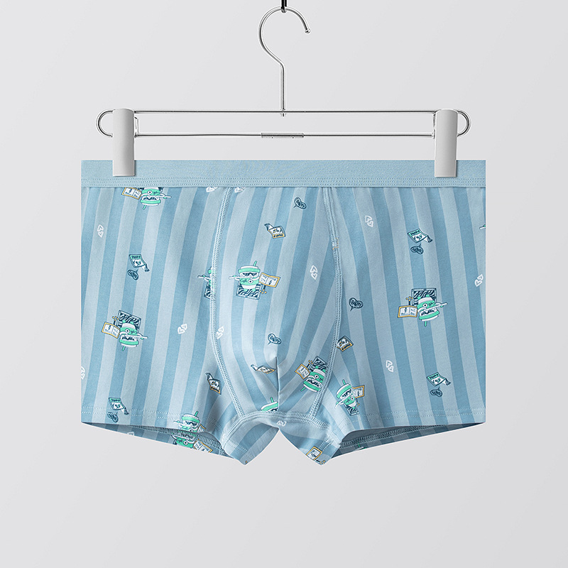 Boy medium waist briefs youth fashion shorts for men