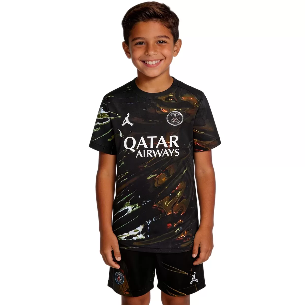 Kid's PSG Fifth Night Edition Jersey Kit - Jersey+Shorts 2025/26