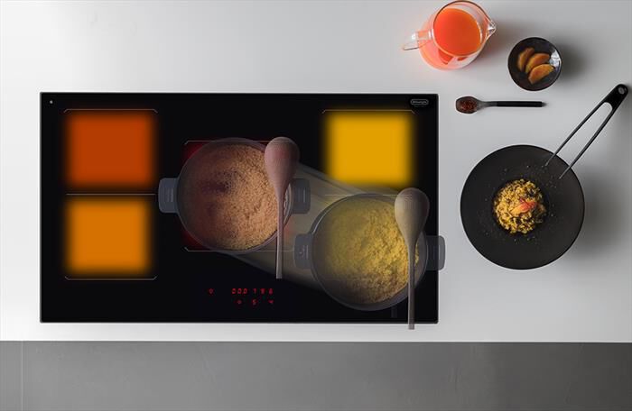 DE LONGHI - Piano cottura induzione SLI 906 90 cm-Nero