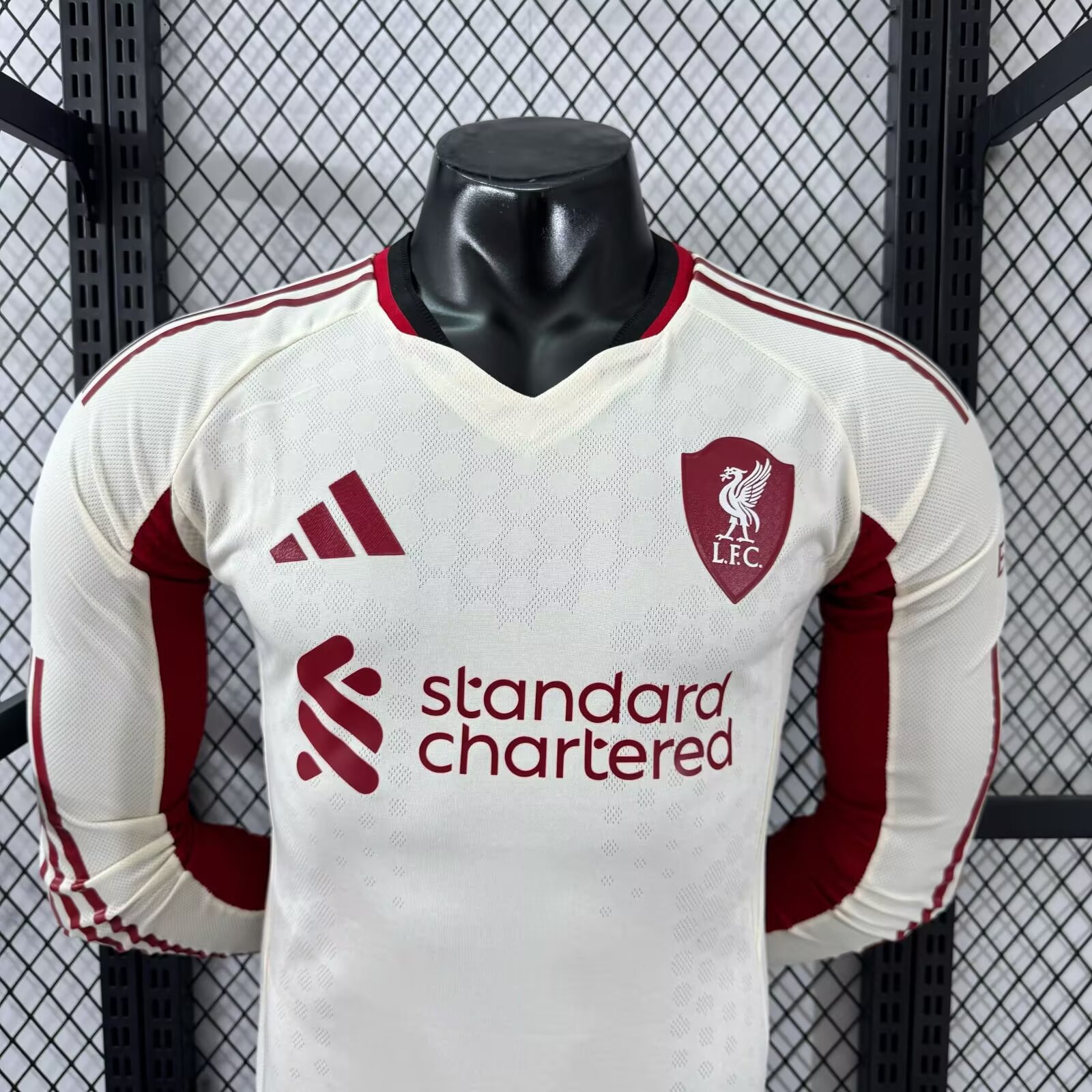2025-26 Liverpool Away Long Sleeve Shirt - Player Edition