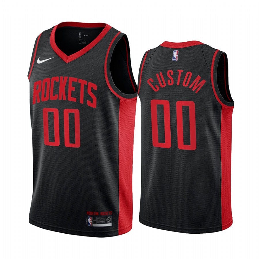 Custom Houston Rockets 2020-21 Earned Edition Jersey