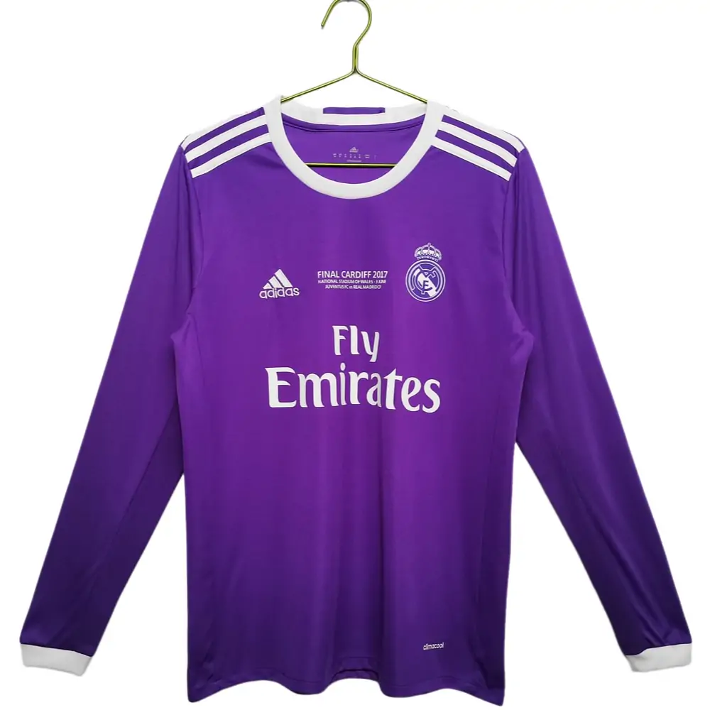 2016/2017 Retro Long Sleeve Real Madrid Away