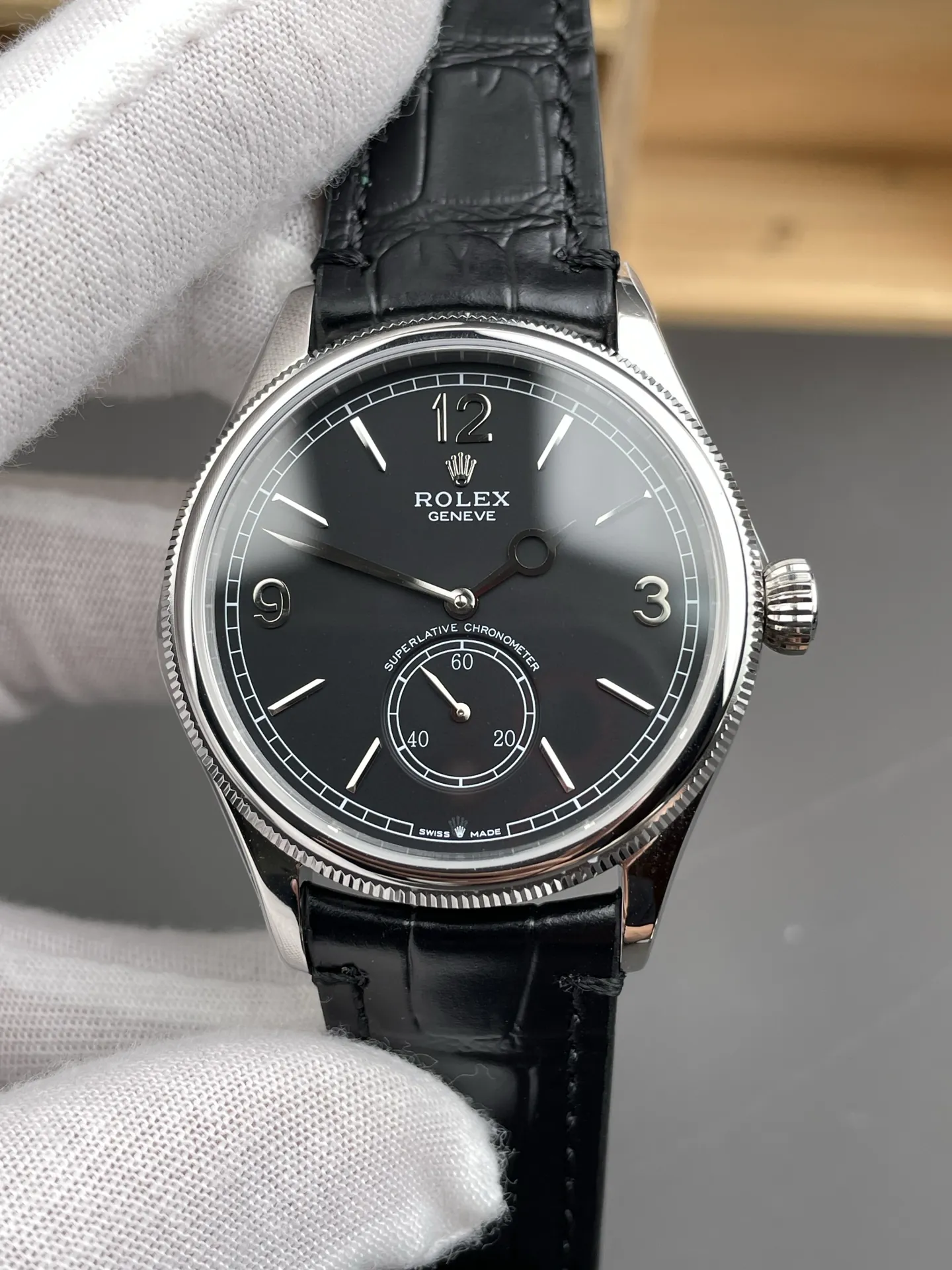 Rolex Perpetual 1908 Black Dial 39mm