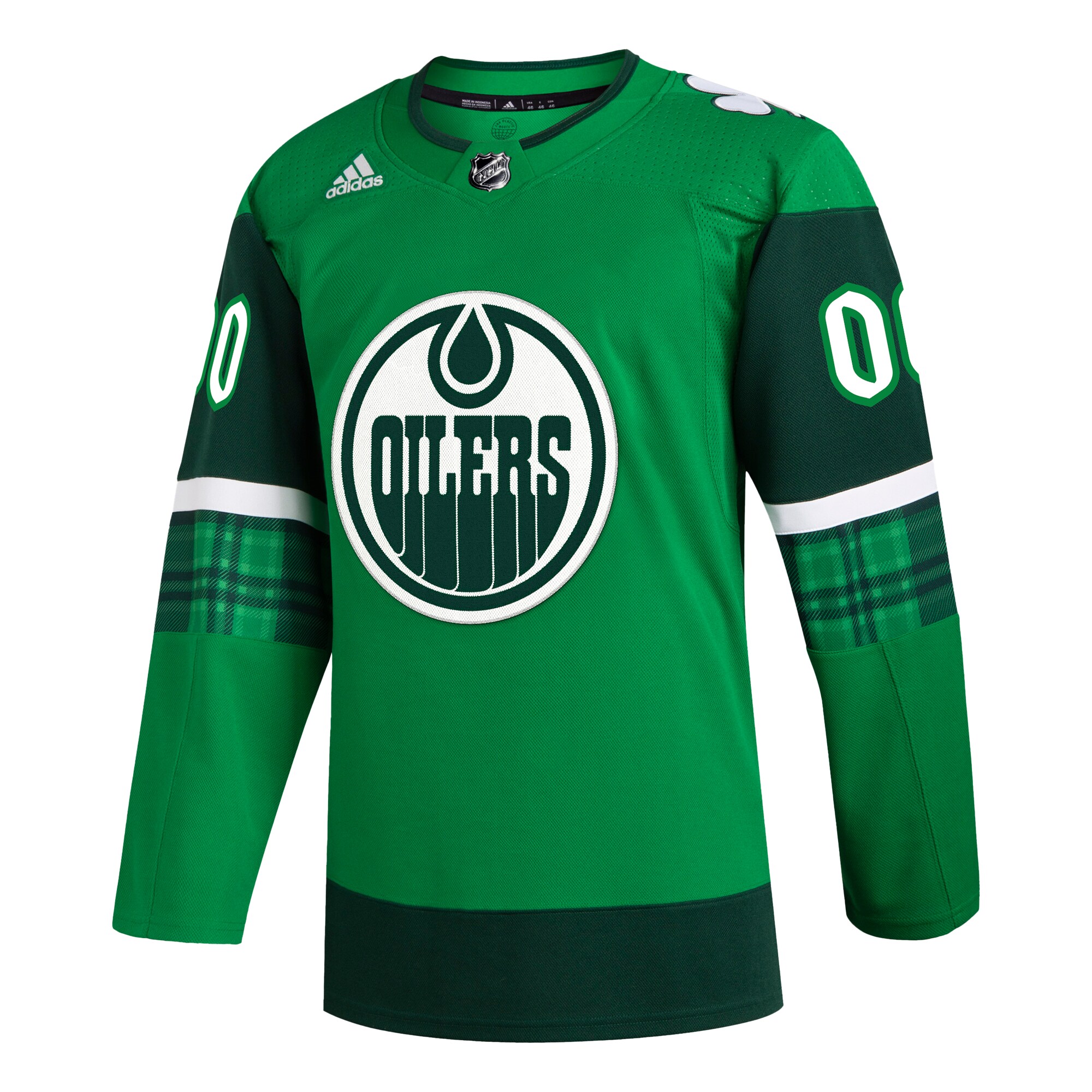 Edmonton Oilers  St. Patrick’s Day  Custom Jersey – Kelly Green