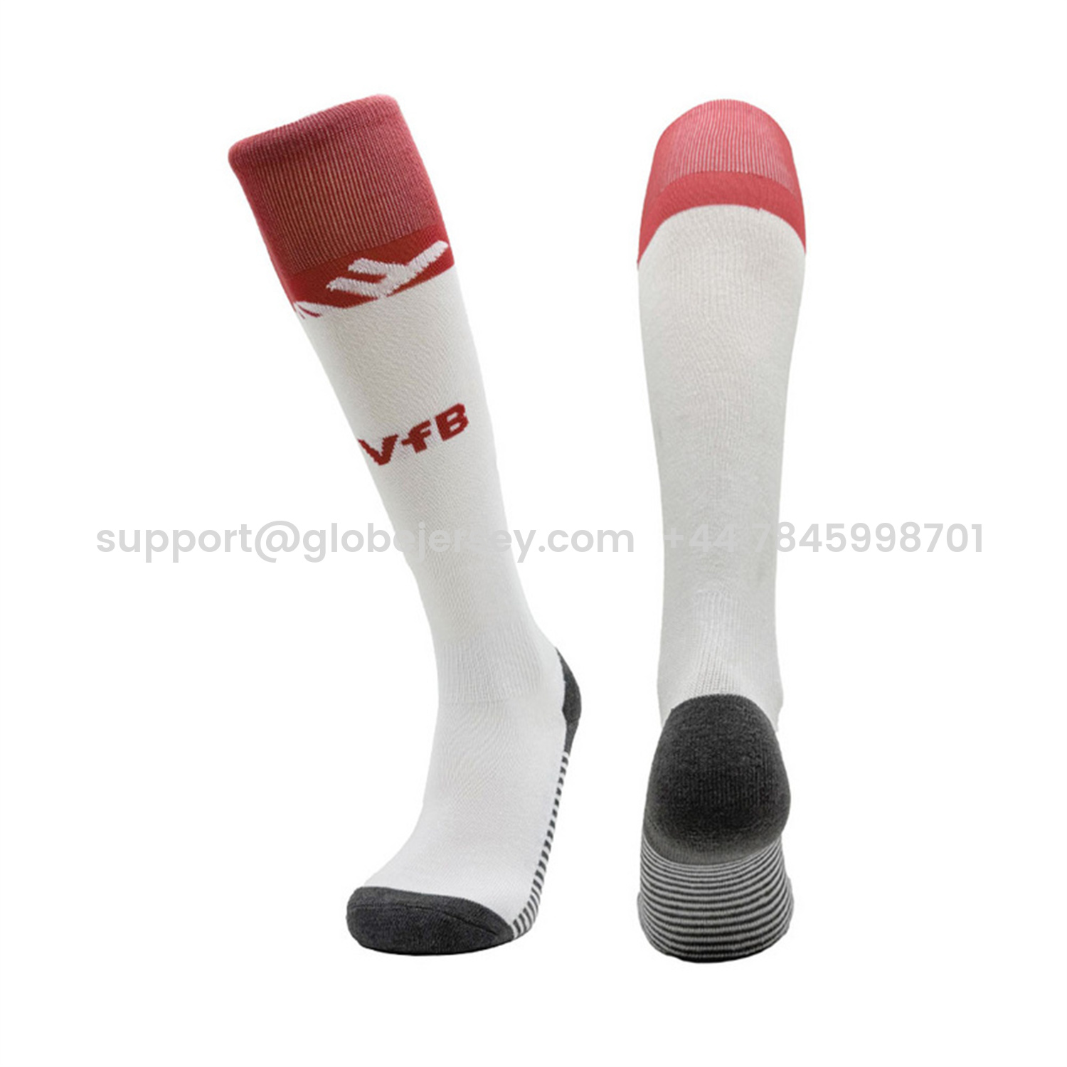 Stuttgart 25-26 Home Socks - White