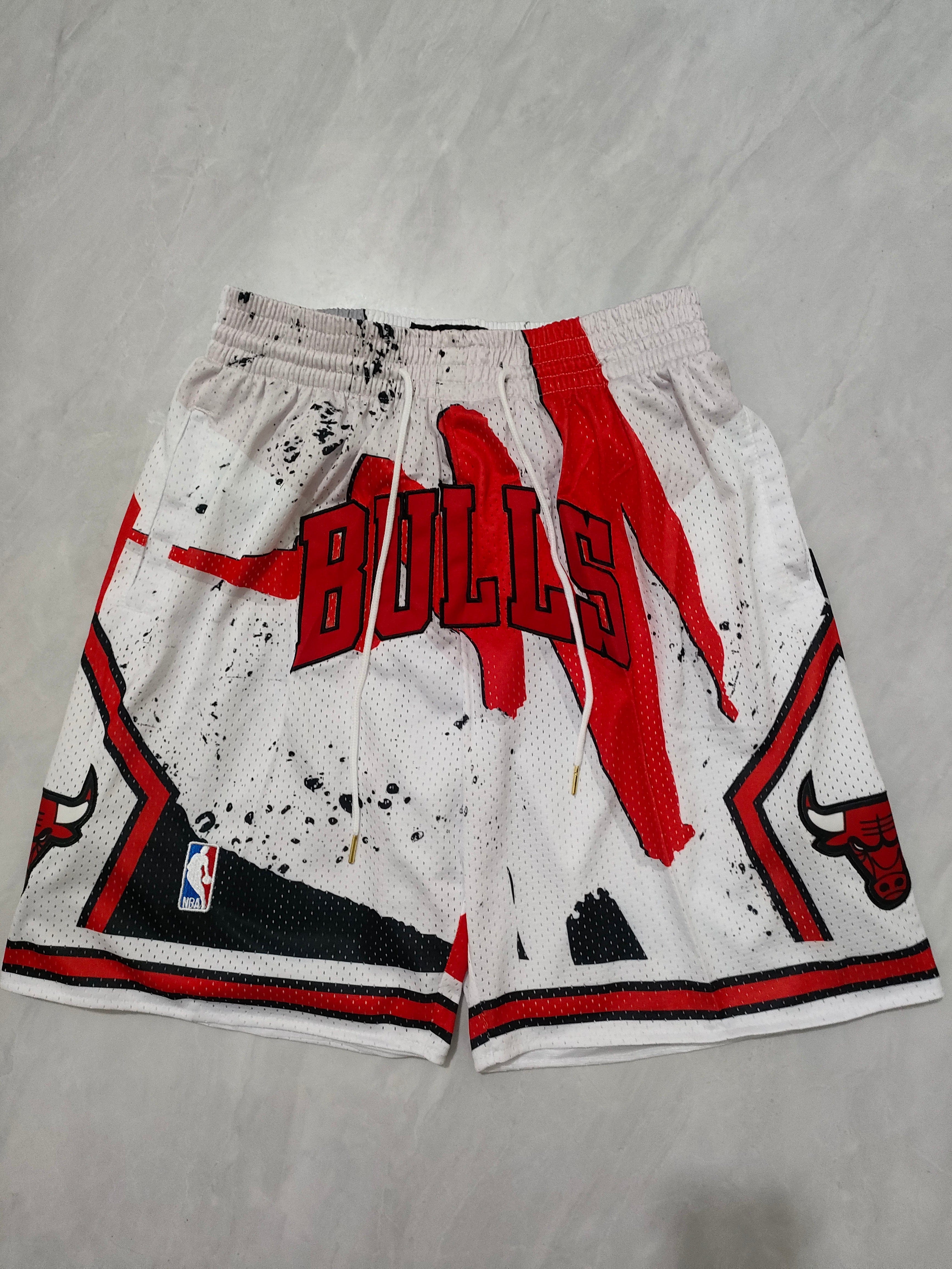 Chicago Bulls White Swingman Pocket Pants