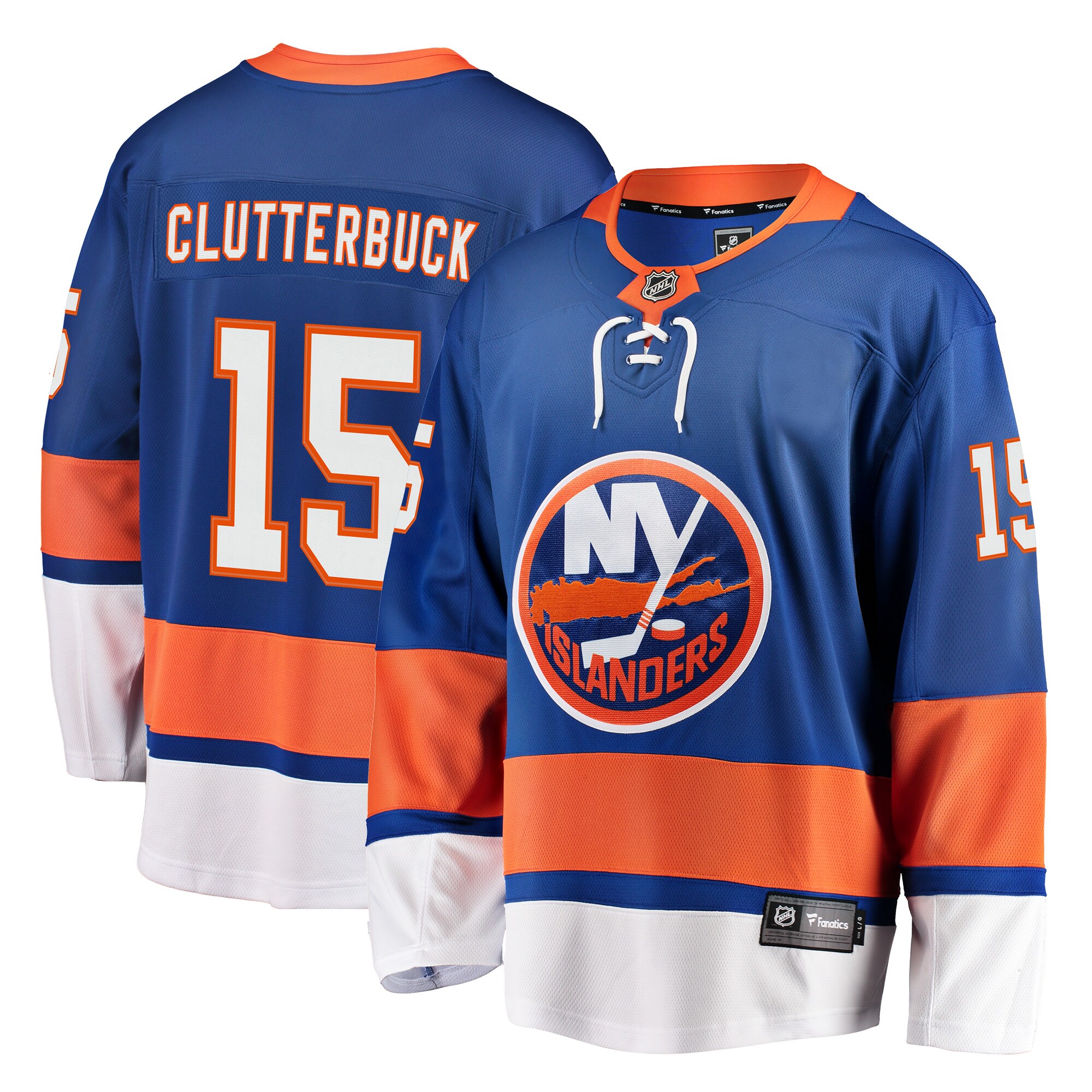 Cal Clutterbuck New York Islanders Fanatics Breakaway   Jersey – Royal