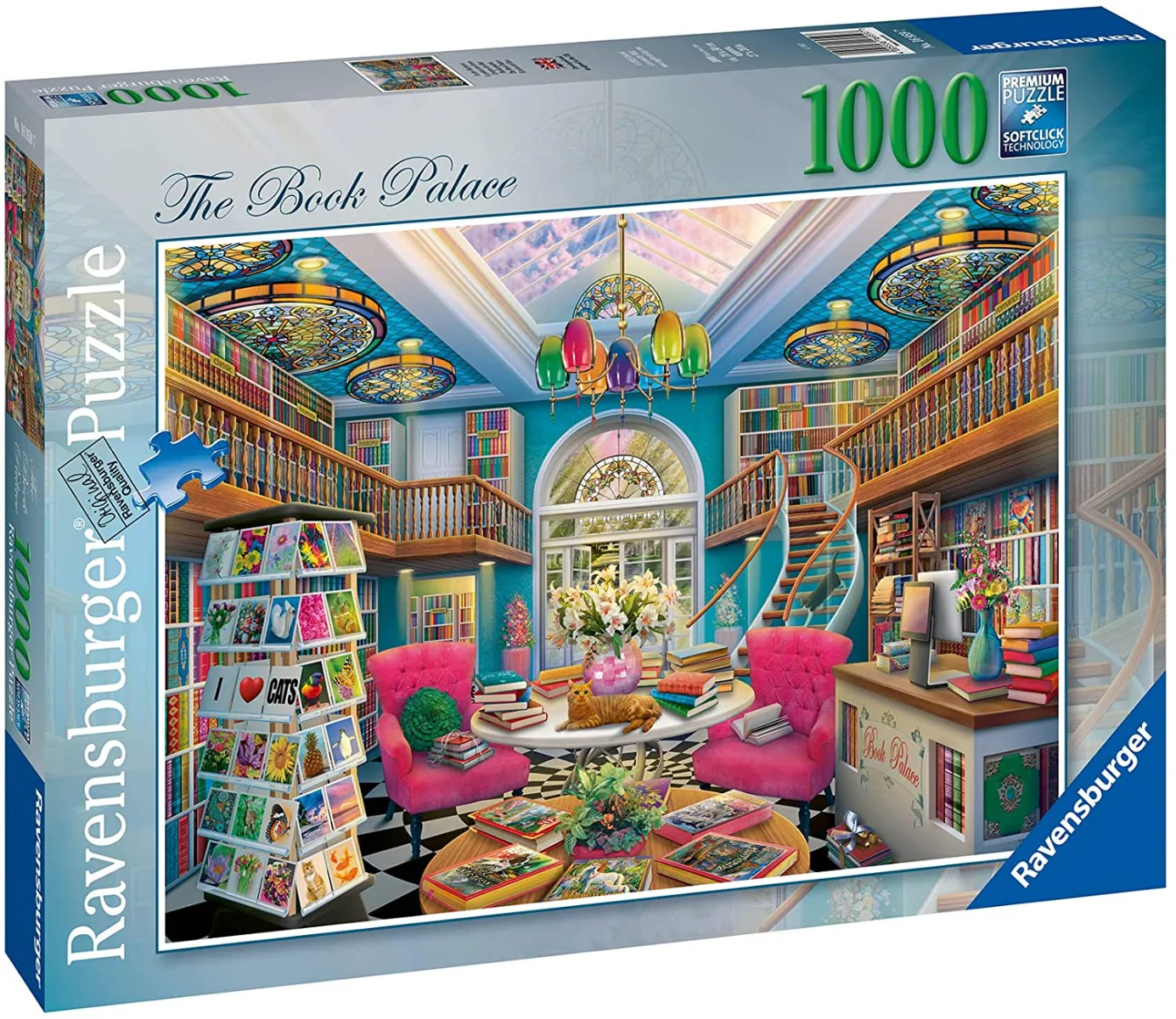 The Book Palace – 1000 Piece Jigsaw Puzzle (Ravensburger)