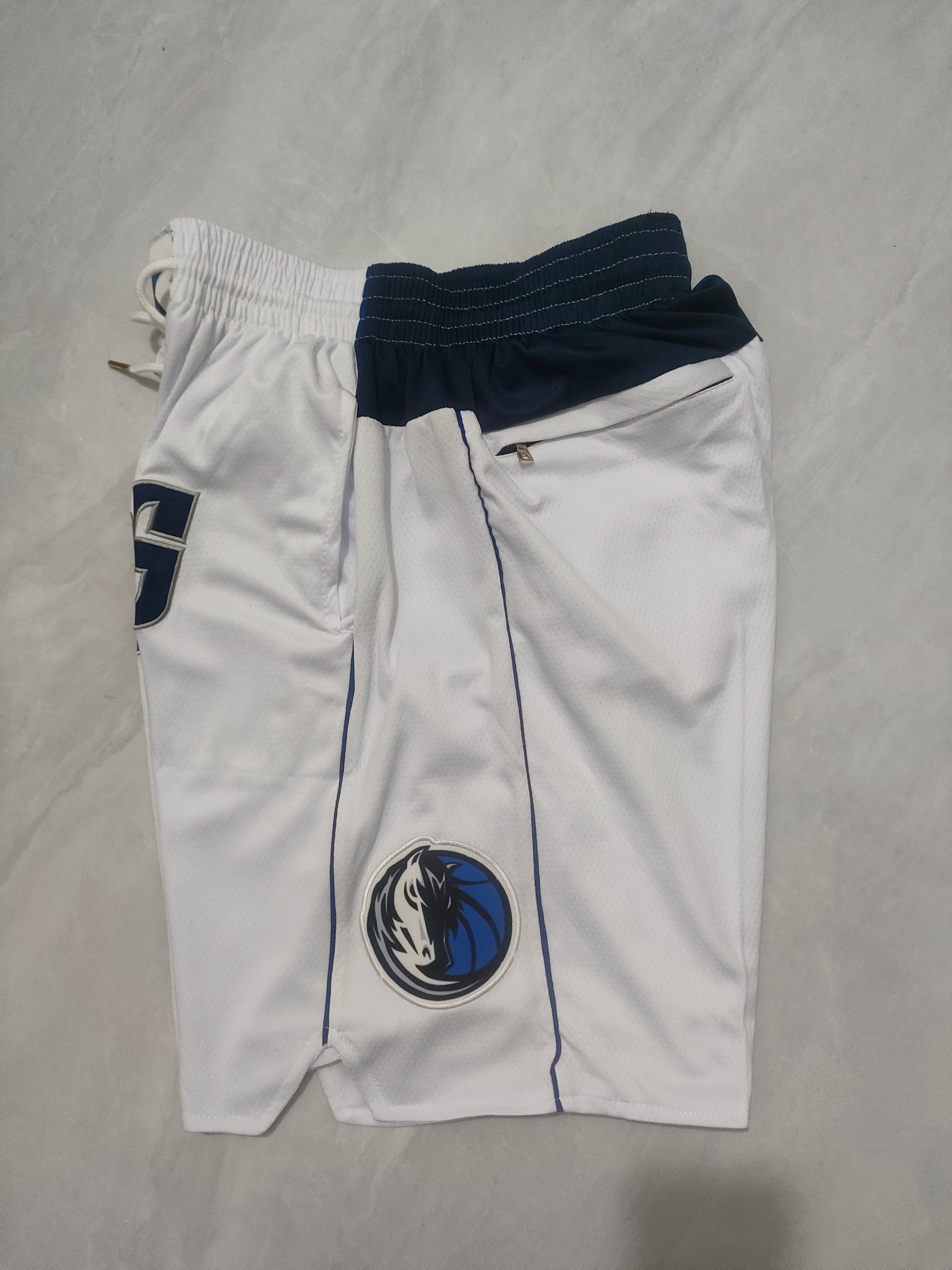 Dallas Mavericks White Regular Pocket Pants