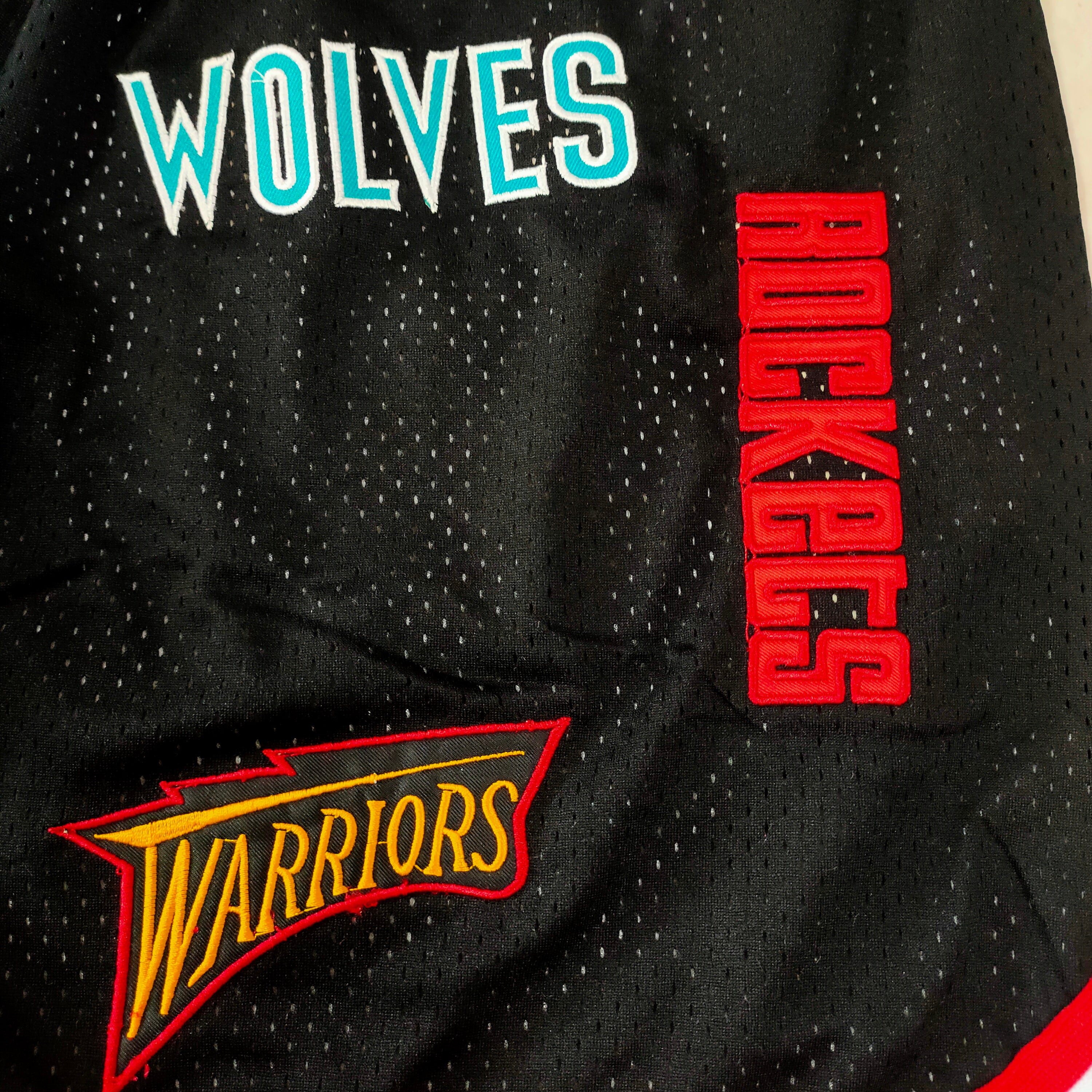 2024 NBA All-Star Western Black Full Density Embroidered Pocket Pants