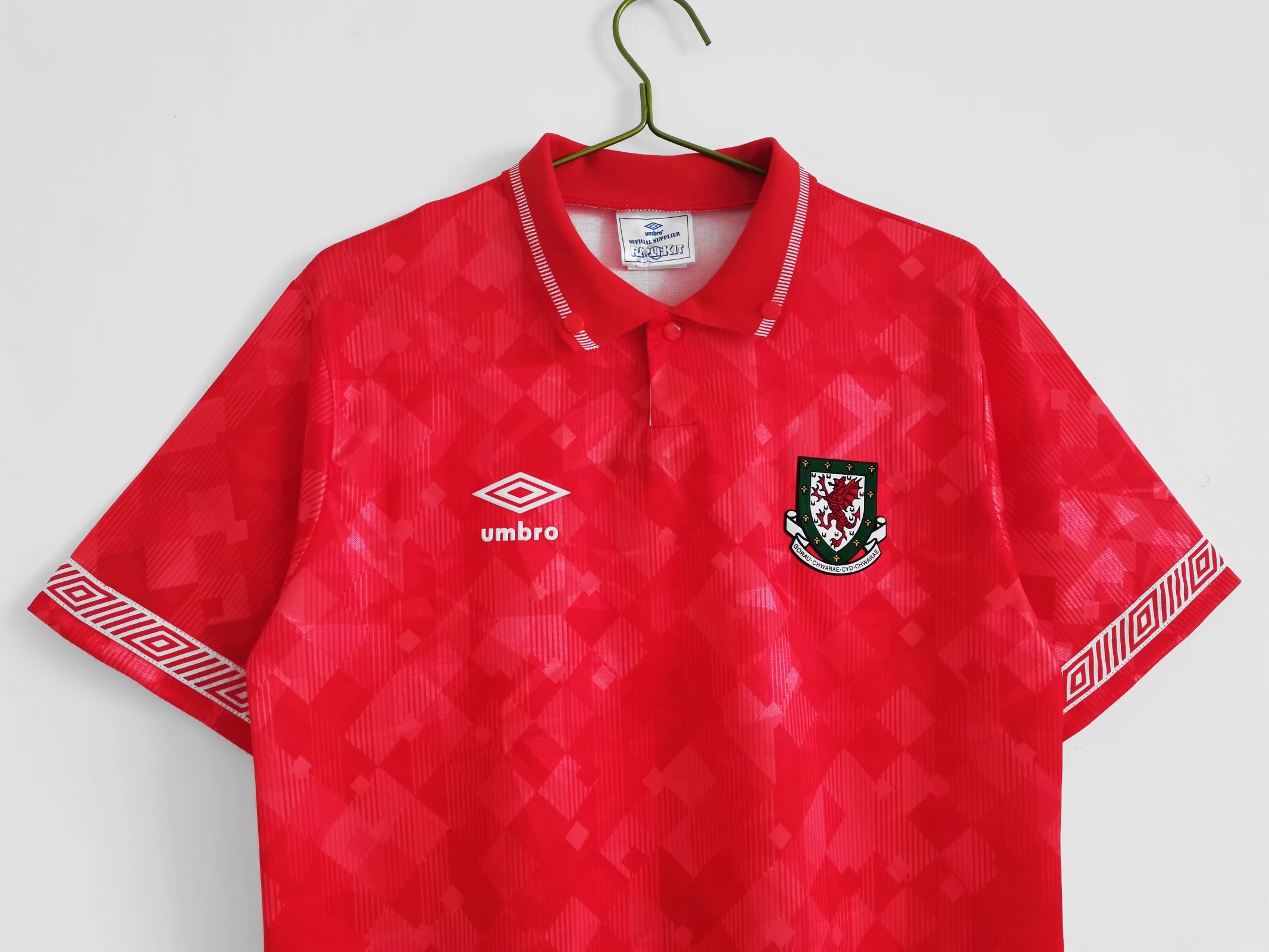 1990/92 Wales home retro jersey 1:1 Thai quality - Fans Edition