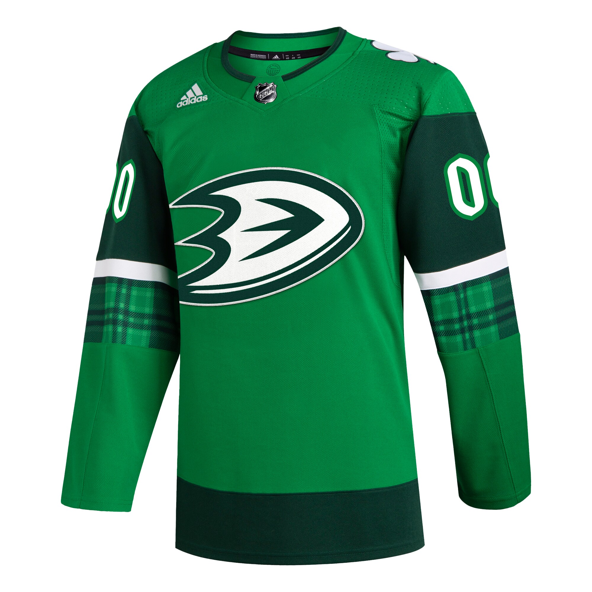 Anaheim Ducks  St. Patrick’s Day  Custom Jersey – Kelly Green
