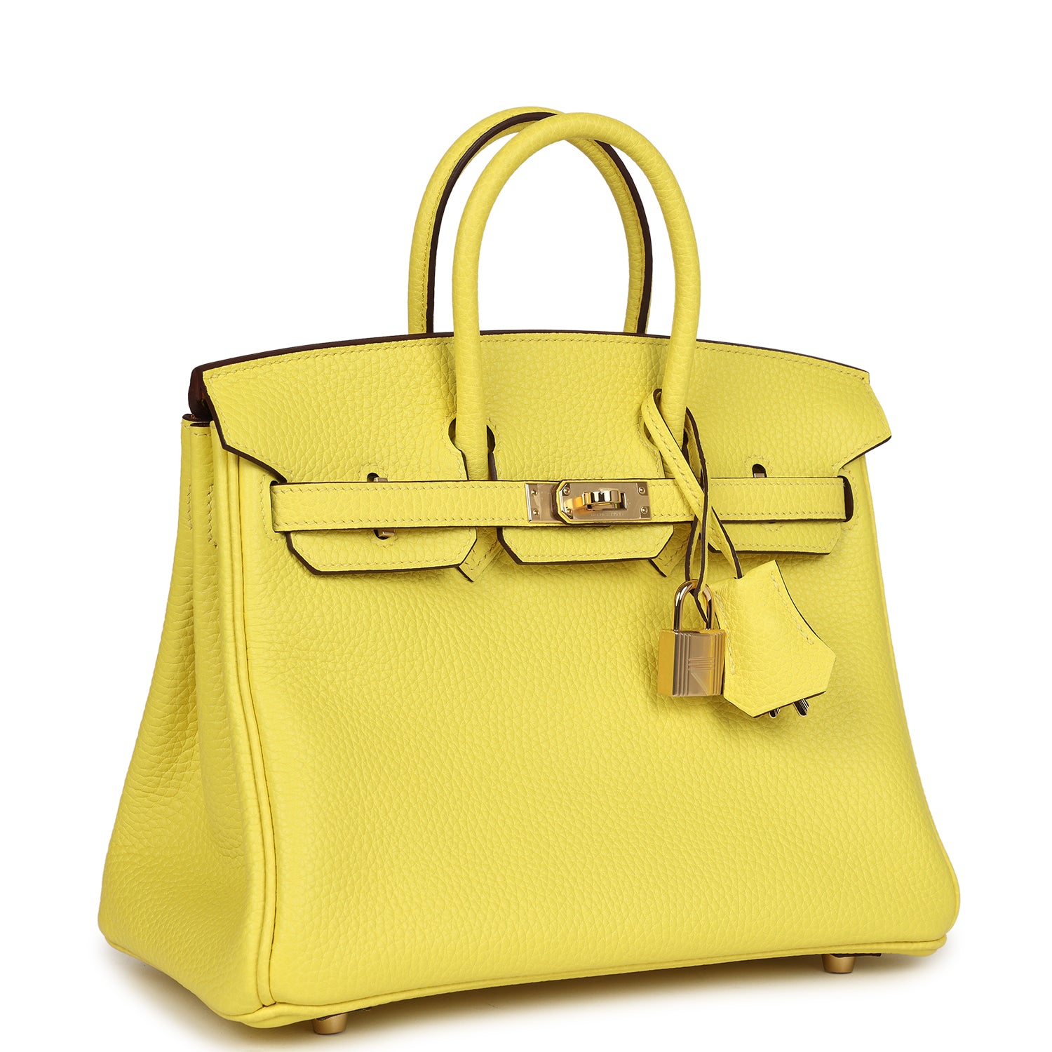 Special Order (HSS) Birkin 25 Lime Verso Clemence Rose Gold Hardware