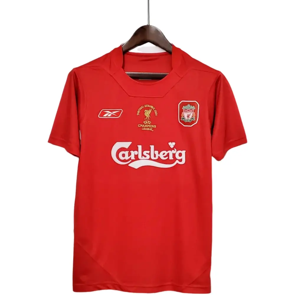 2005 Liverpool home Champions League retro jersey - Fans Edition