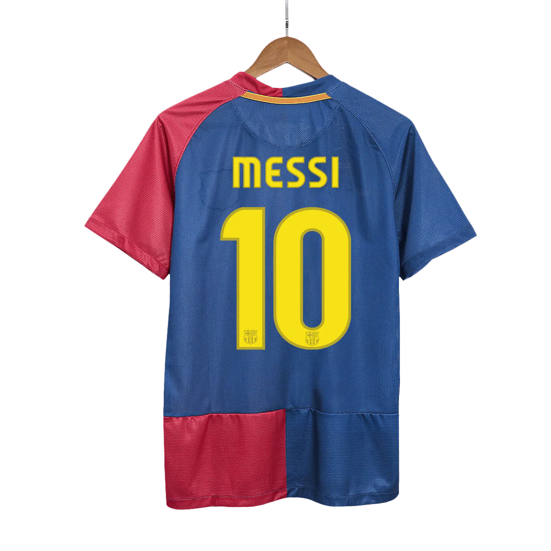 Barcelona MESSI #10 2008/09 Retro Home Soccer Jersey - UCL