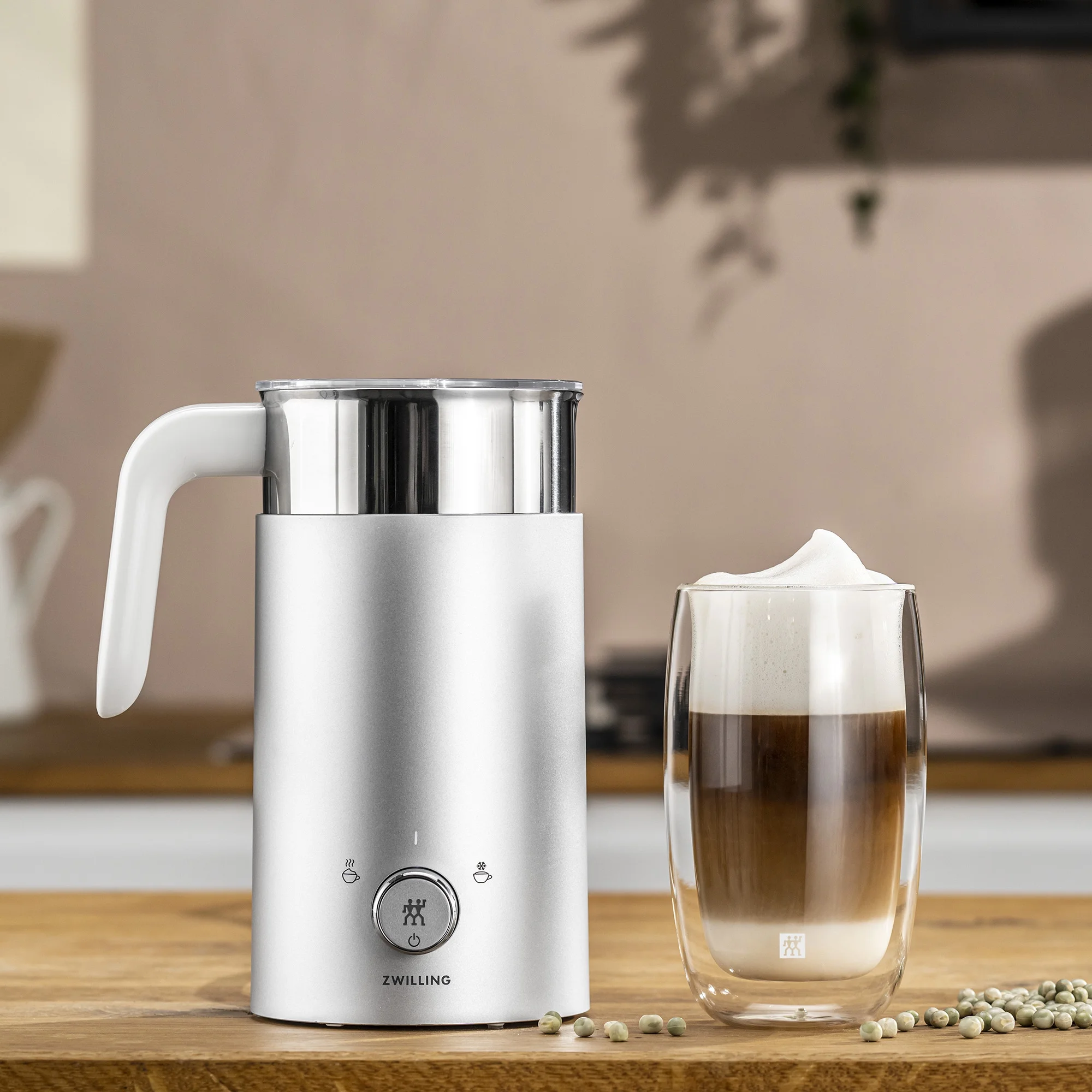 ZWILLING Enfinigy Milk Frother, Silver