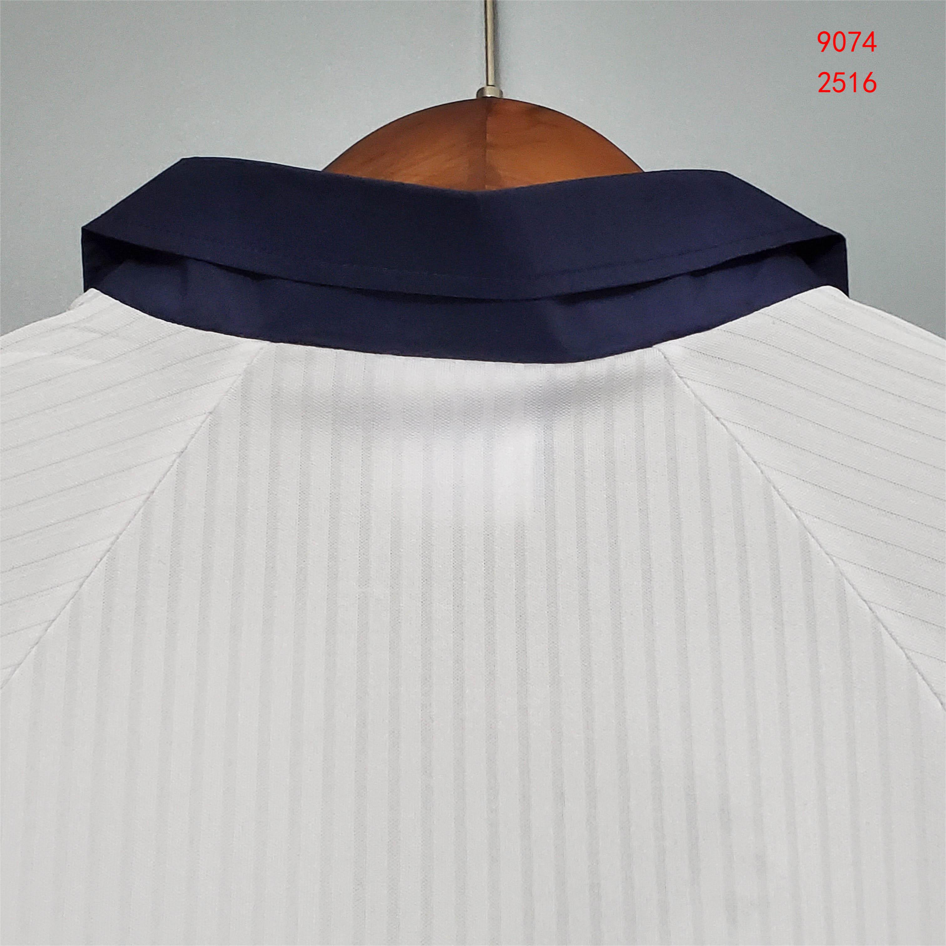 1998 Retro England Home Soccer Jersey-Fans