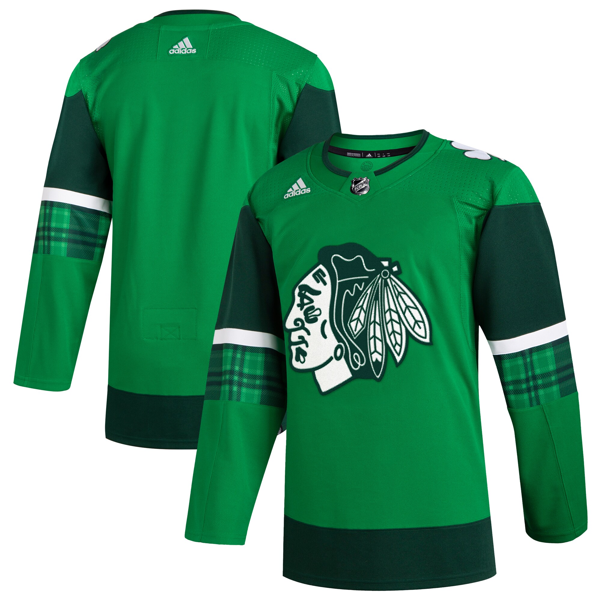 Chicago Blackhawks  2023 St. Patrick’s Day Primegreen  Jersey – Kelly Green