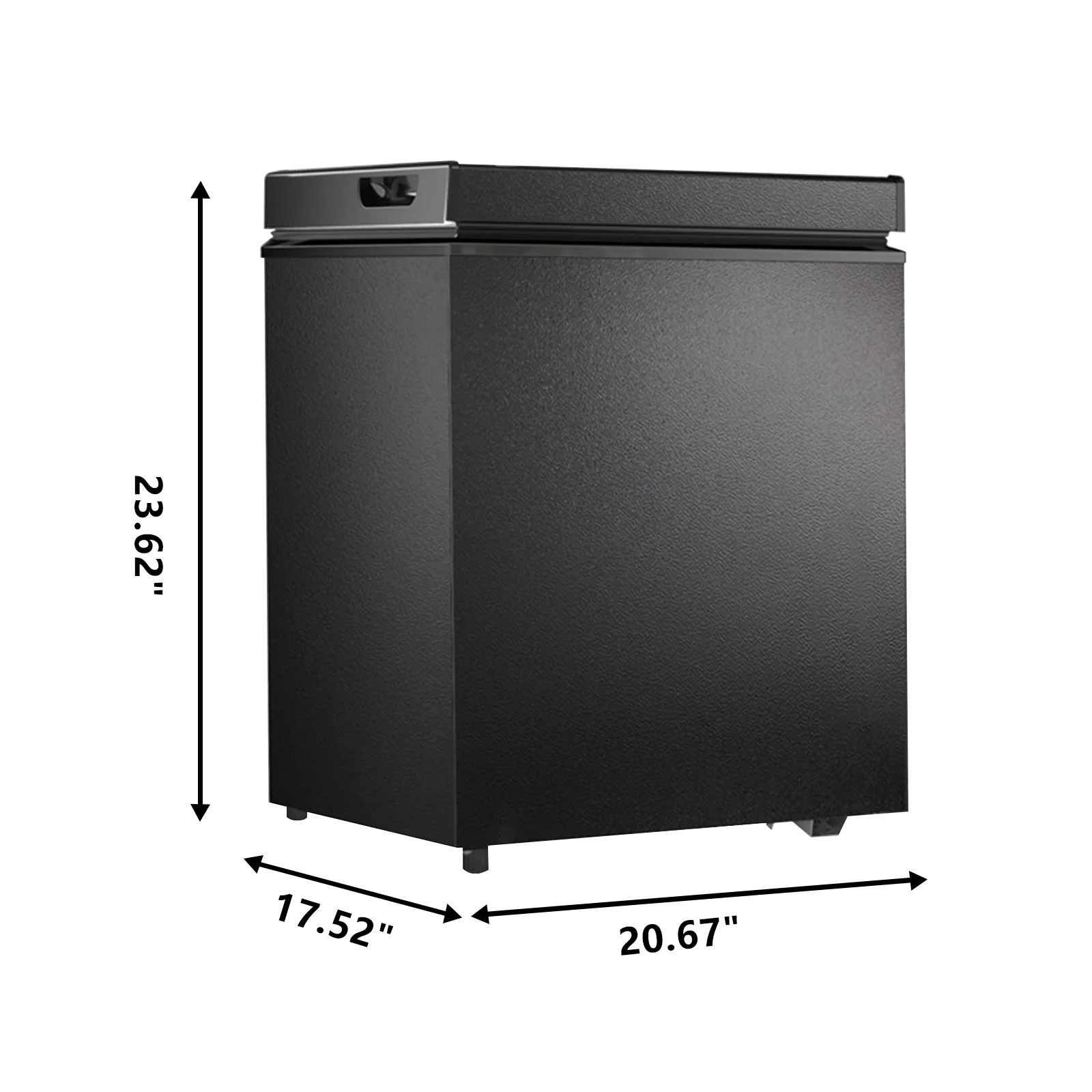 KNDKO 1.8cu.ft. Chest Freezer with Adjustable Temperature, Free Standing Top Open Door Compact Freezer with Removable Basket for Kitchen/Home/Bar/Garage/Office