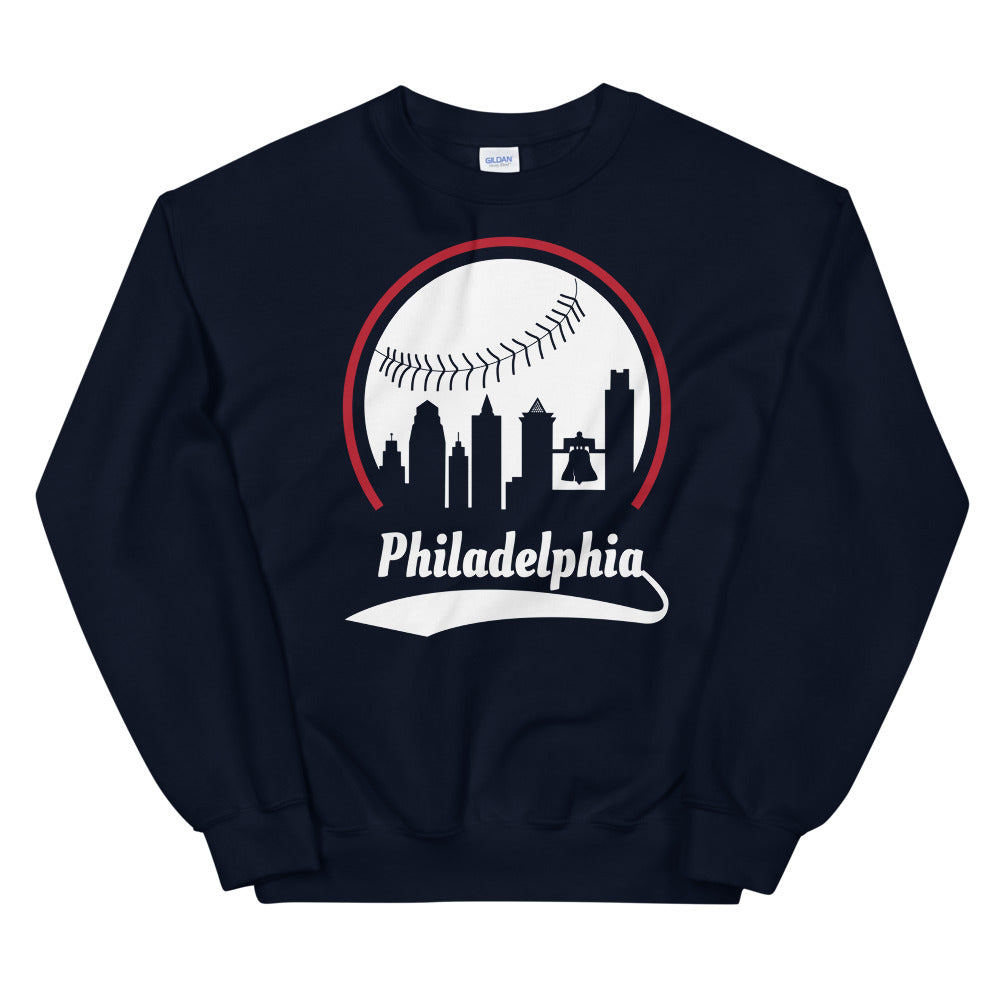 Unisex Philadelphia Phillies Baseball Crewneck Sweatshirt