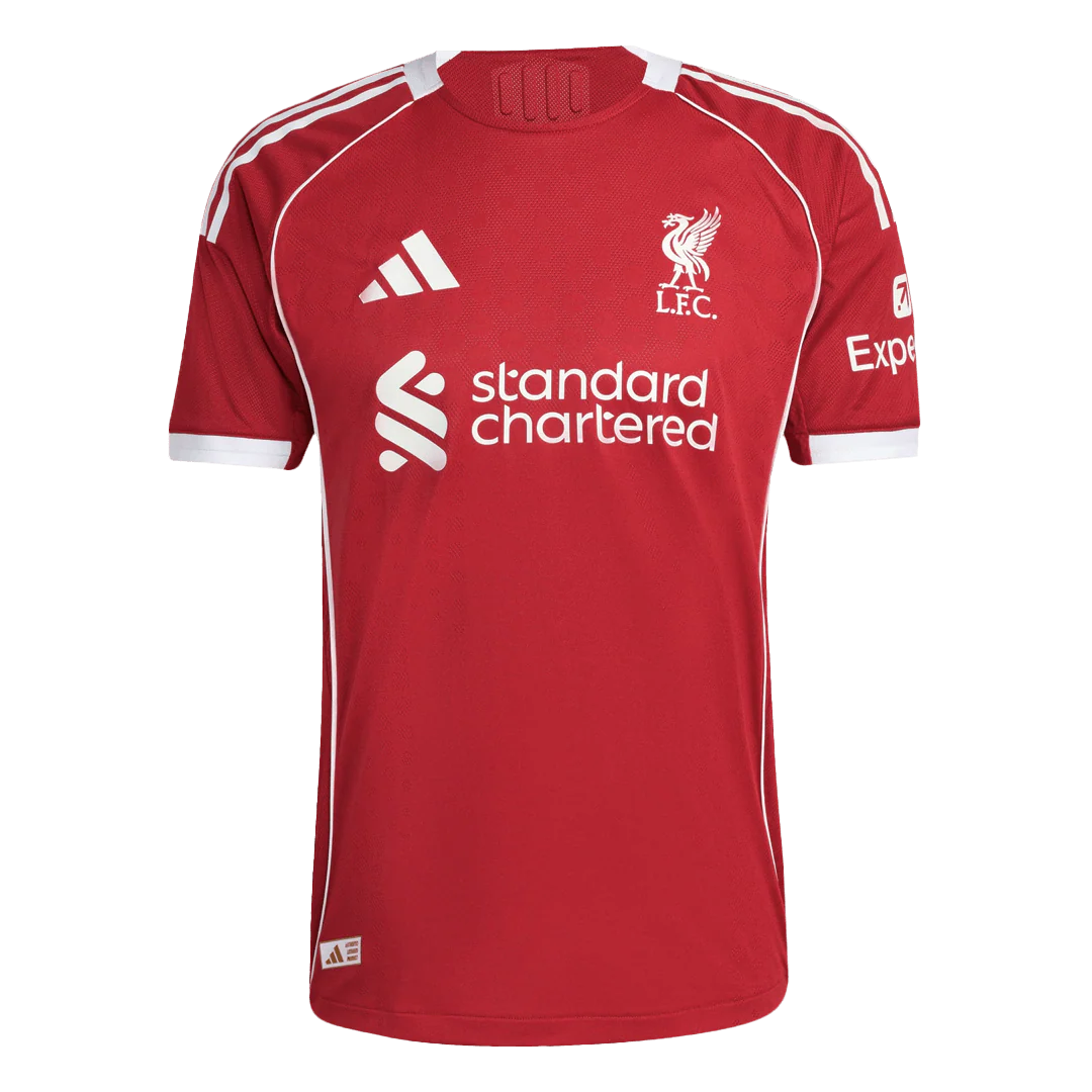 Liverpool Home Player Version Soccer Jersey 2025/26