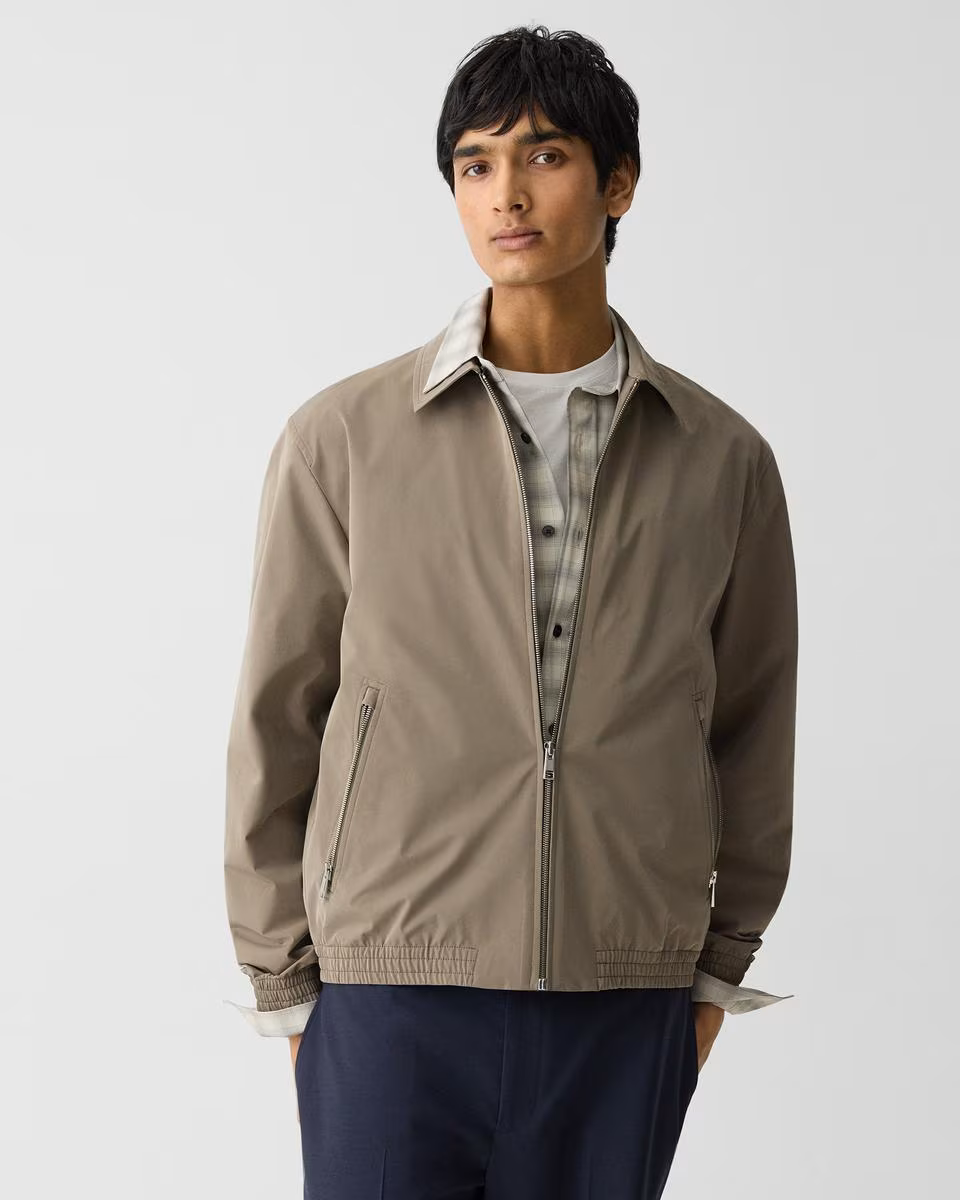 Blouson Zip Jacket in Foundation Twill