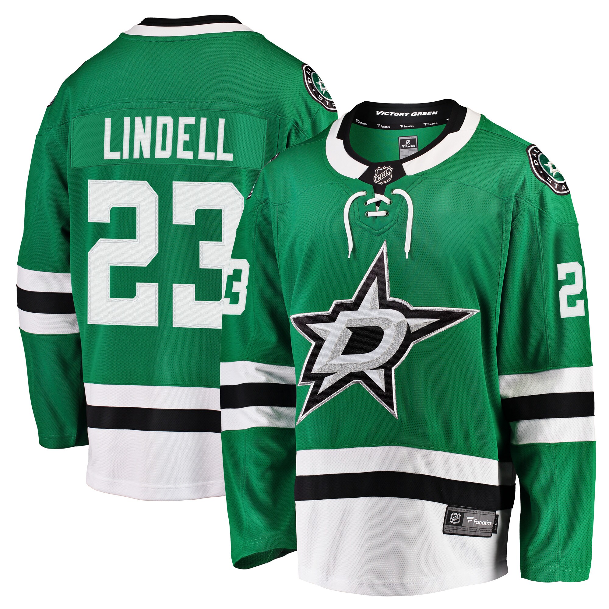 Esa Lindell Dallas Stars Fanatics Breakaway Jersey – Kelly Green