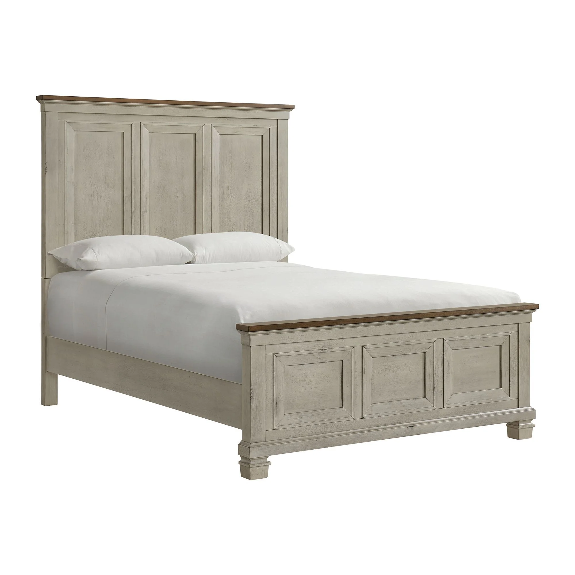 Picket House Furnishings Bloomfield Panel 5PC Bedroom Set - Medium Brown