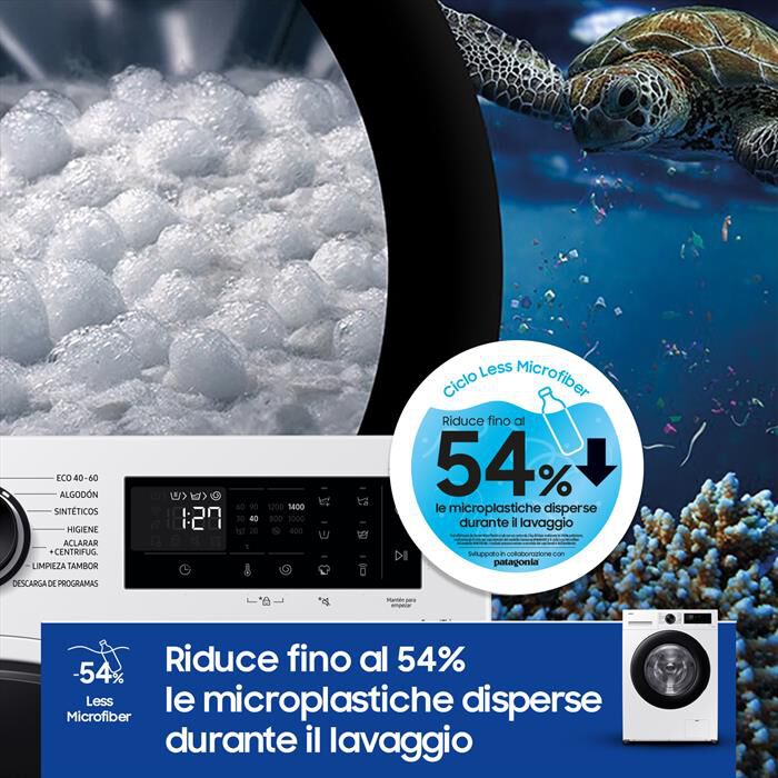 SAMSUNG - Lavatrice WW80CGC04DAEET 8 Kg Classe A-bianco