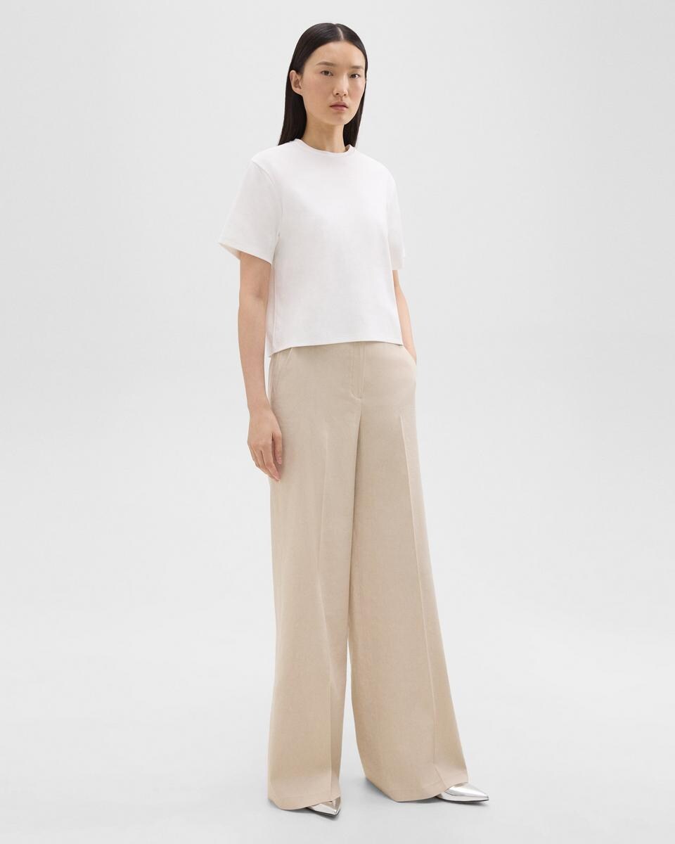 High-Waist Wide-Leg Pant in Good Linen
