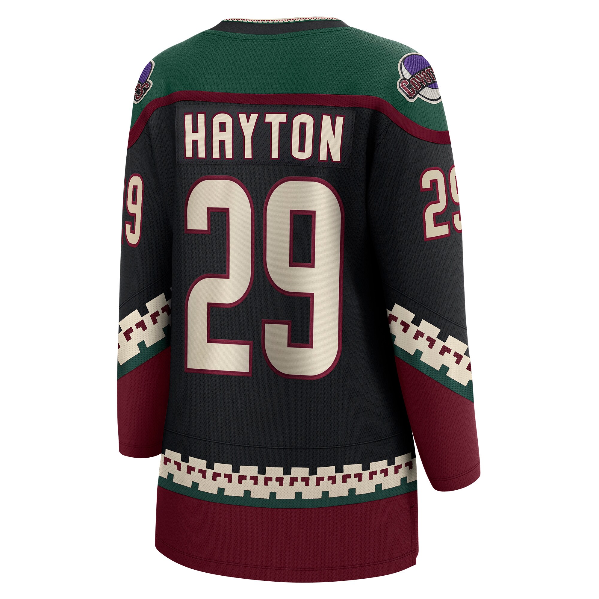 Barrett Hayton Arizona Coyotes Fanatics Women’s Home Breakaway  Jersey – Black