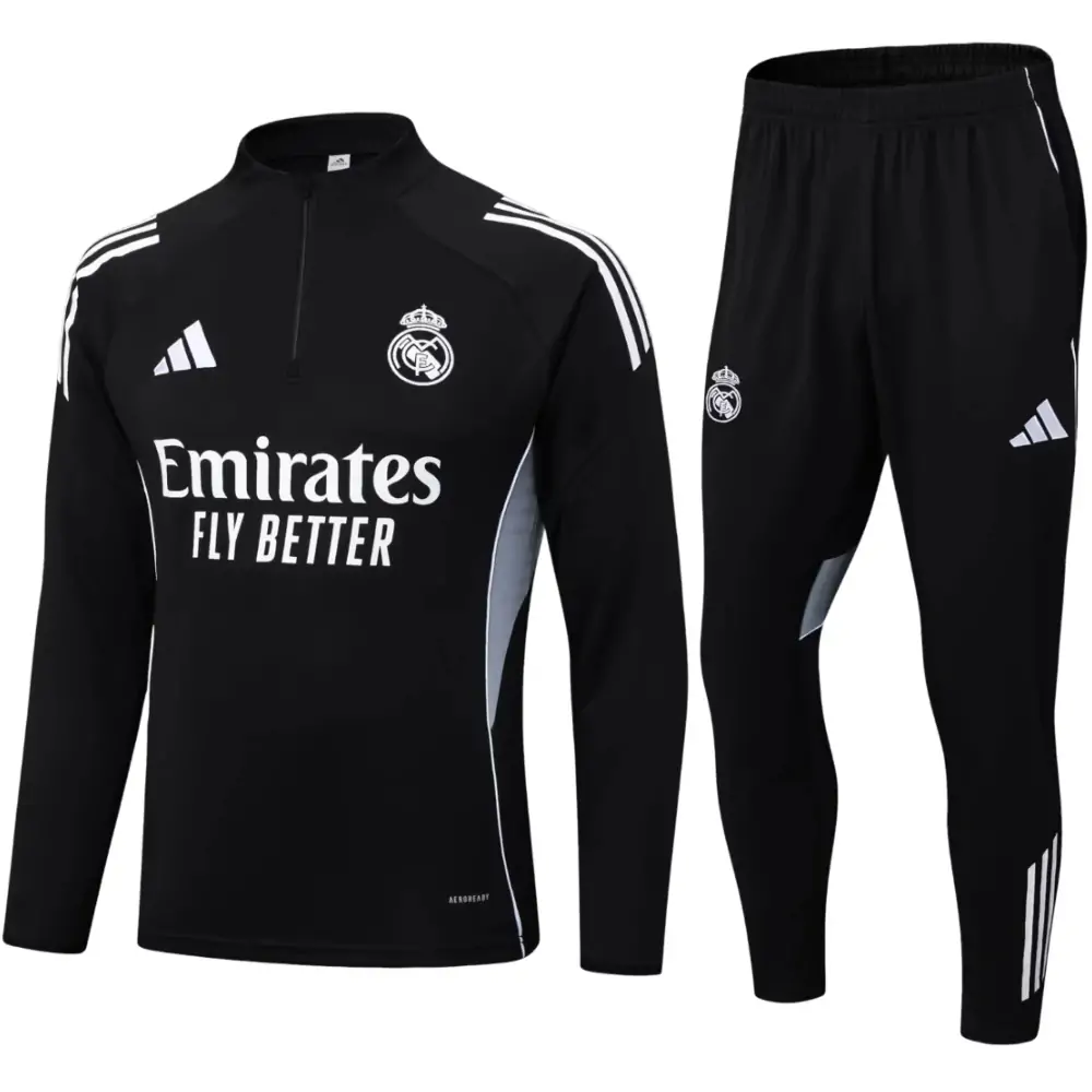 2025/26 Real Madrid black training kit