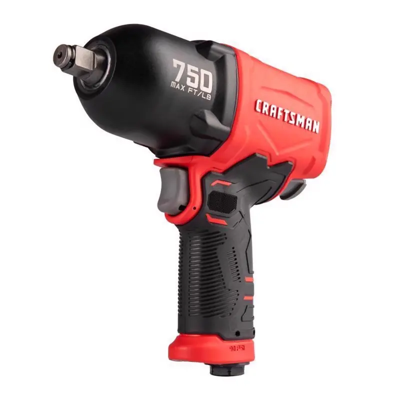 1/2-Inch Air Impact Wrench – 750 ft-lb Max Torque for Automotive Repairs